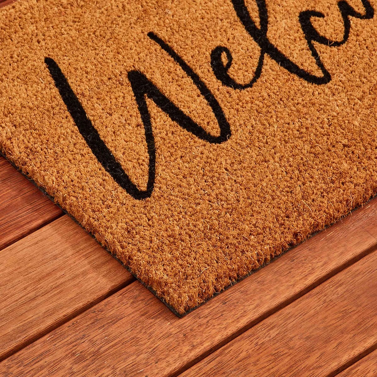 2 Welcome Coir Door Mat - 60cm x 40cm, 2 of 5