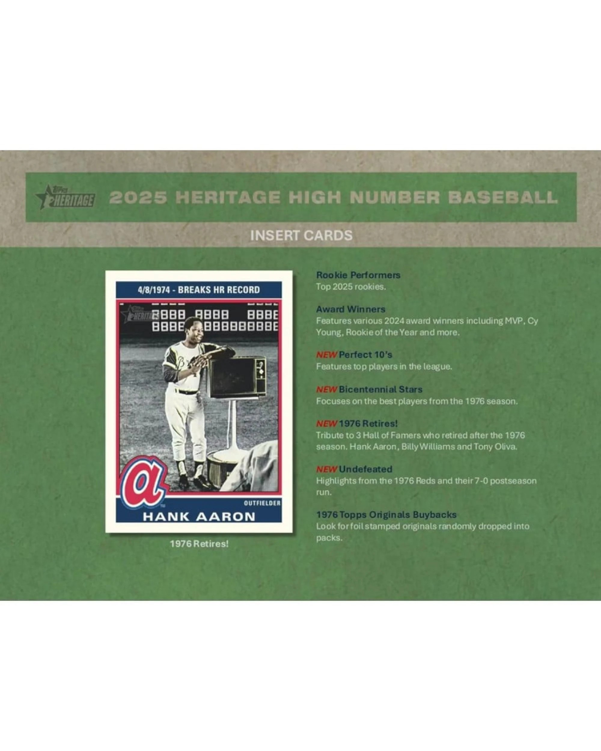 2 Topps 2025 MLB Baseball Heritage High Number Hobby Box, 2 of 6