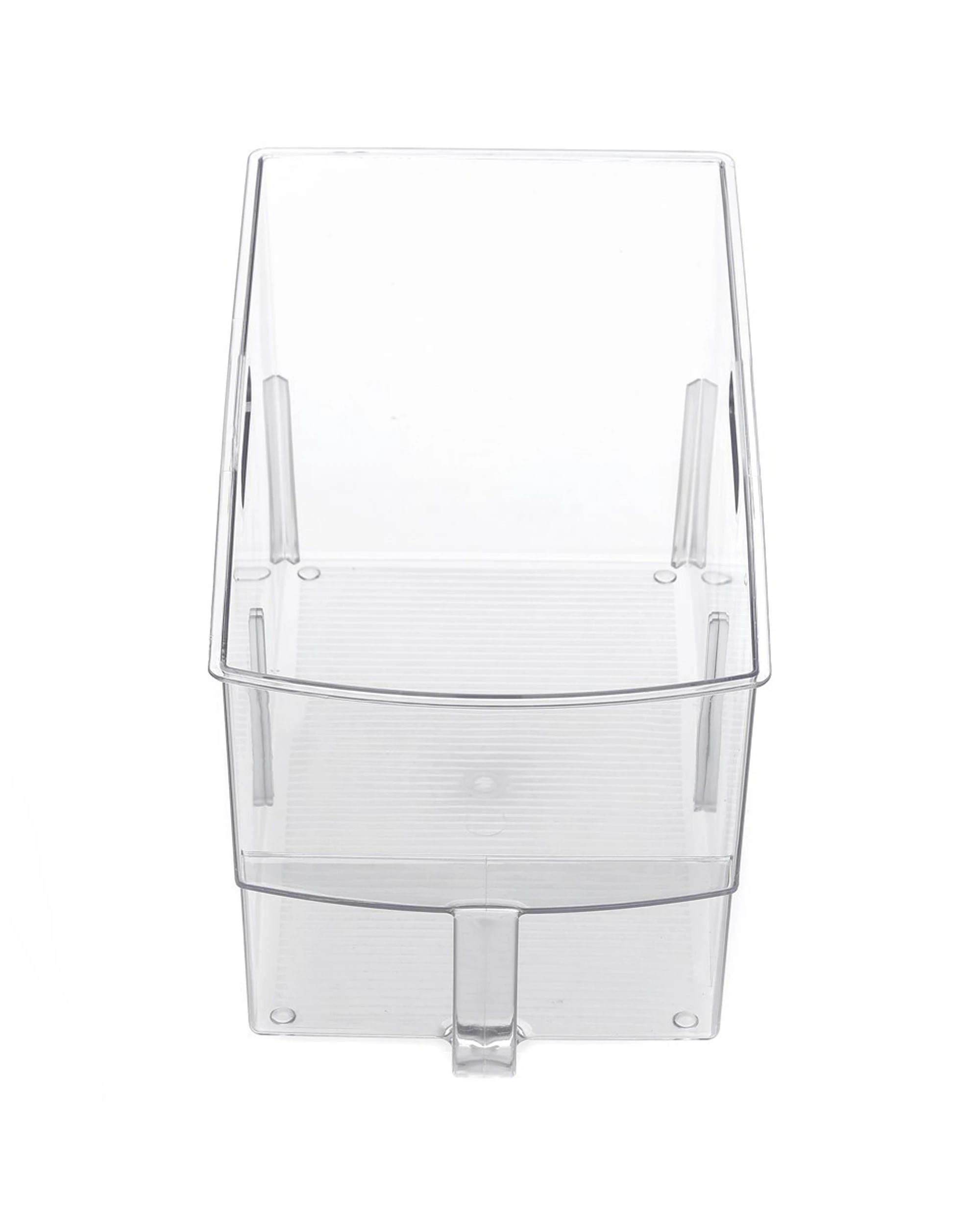 4 BOXSWEDEN Crystal Storage Bin W Handles 3 Pack Fridge Storage Container
 - plain, 4 of 4