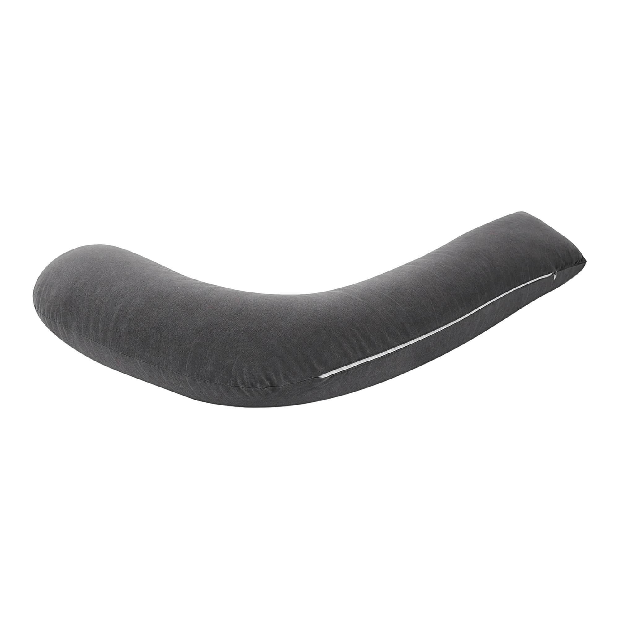 4 Giselle Bedding Maternity Pillow for Side Sleeping Cotton L-Shaped - Grey, 4 of 9