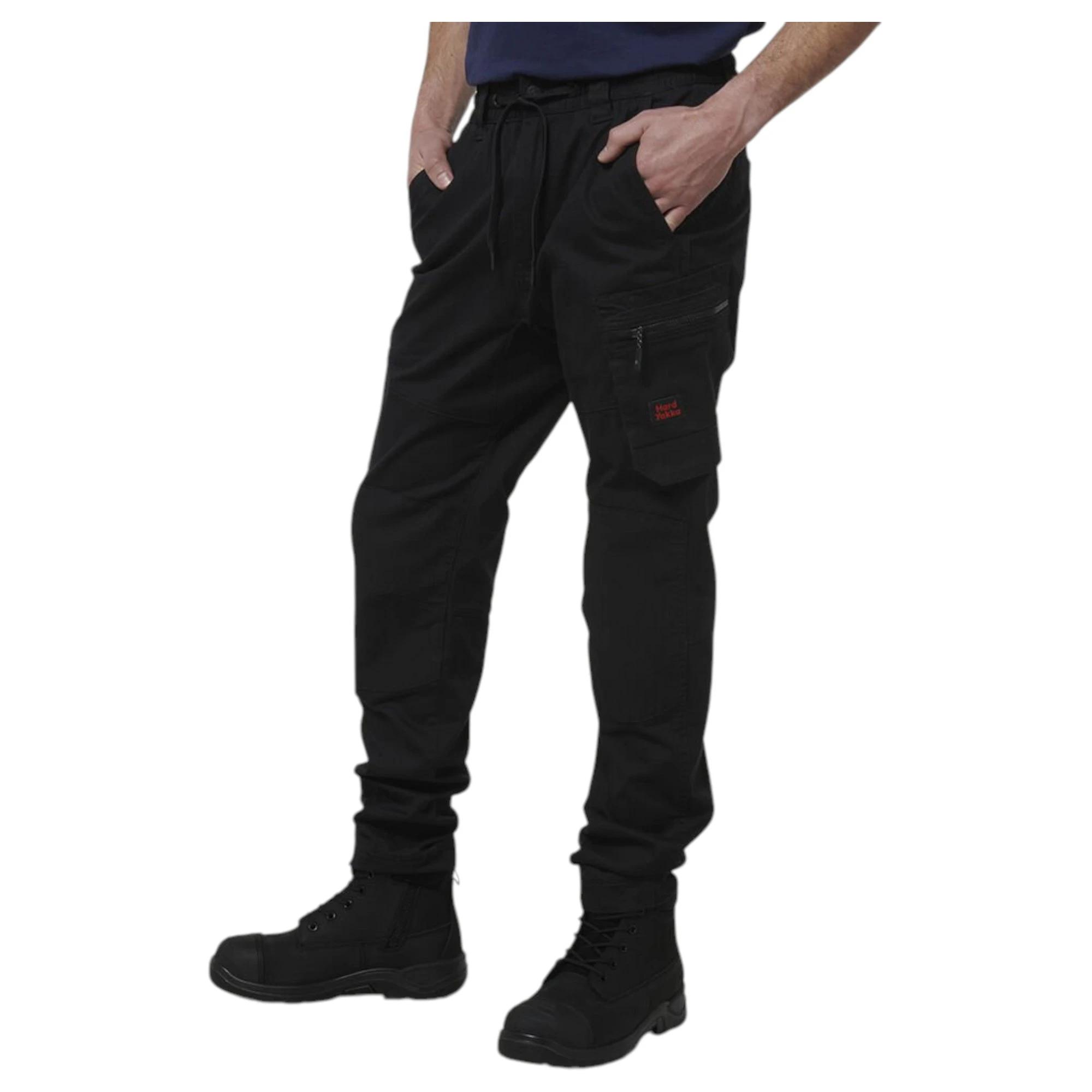 5 Hard Yakka Mens Toughmaxx Work Pants Black, 5 of 9