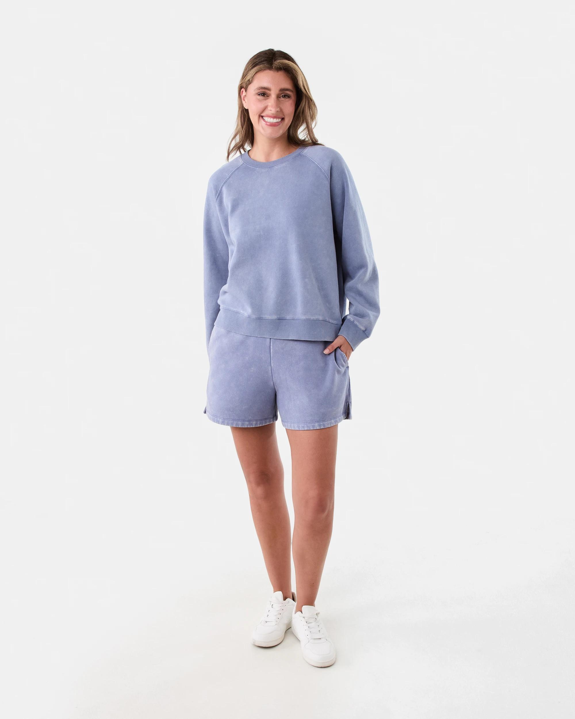 8 Washed Relaxed Shorts Bluestone, 8 of 8