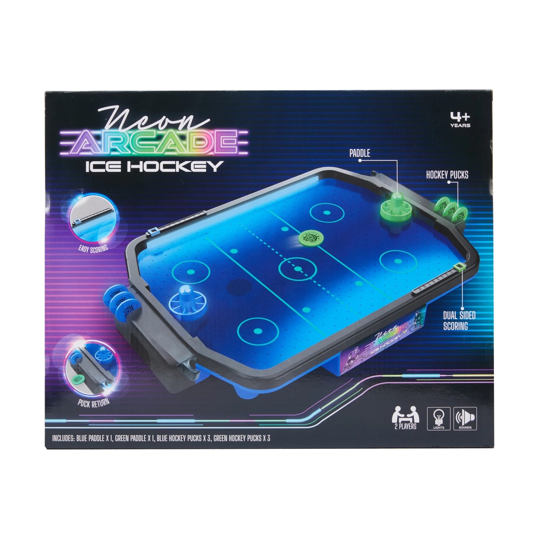 6 Neon Arcade Ice Hockey Game, 6 of 6