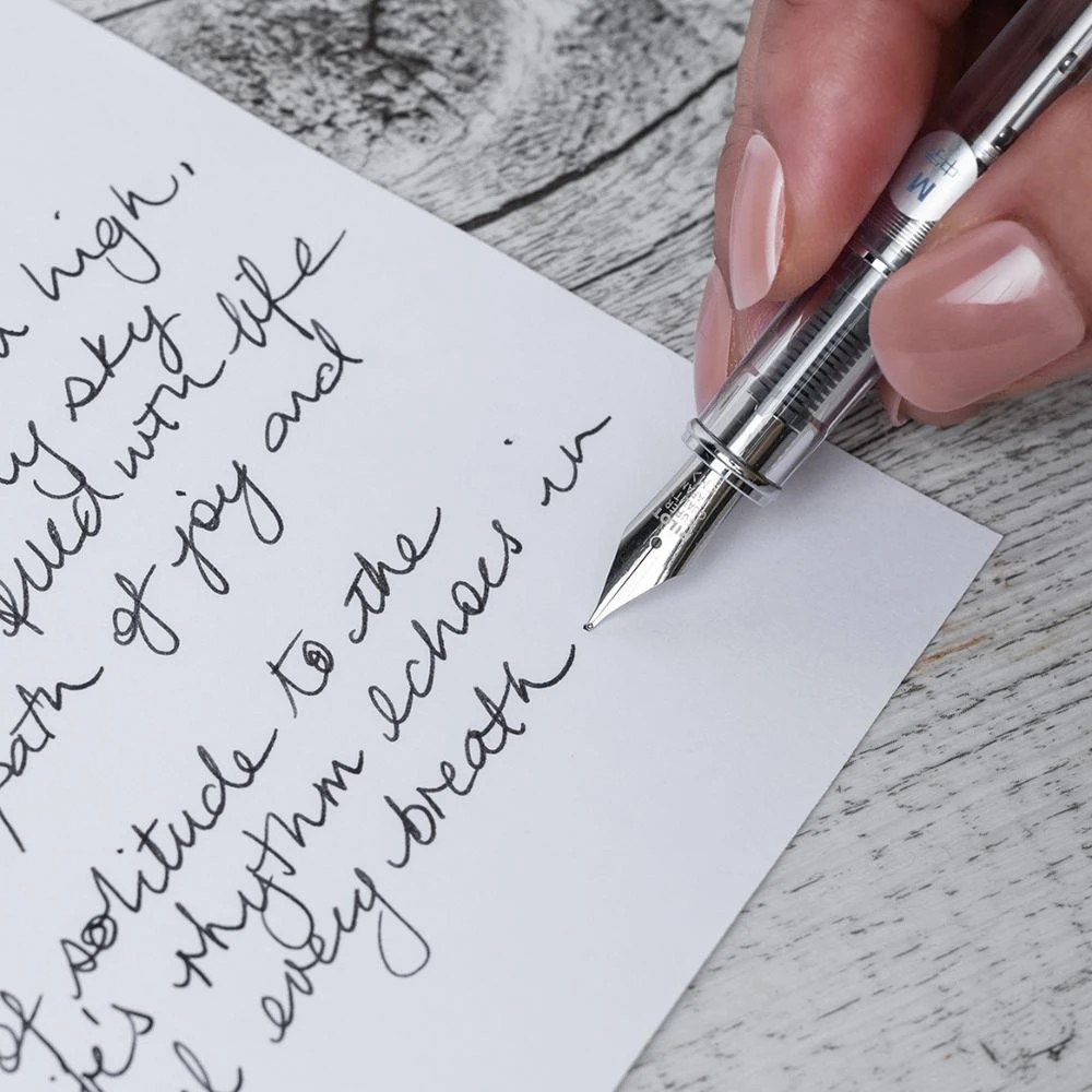 5 PILOT Prera Fountain Pen Translucent Red Barrel, 5 of 7