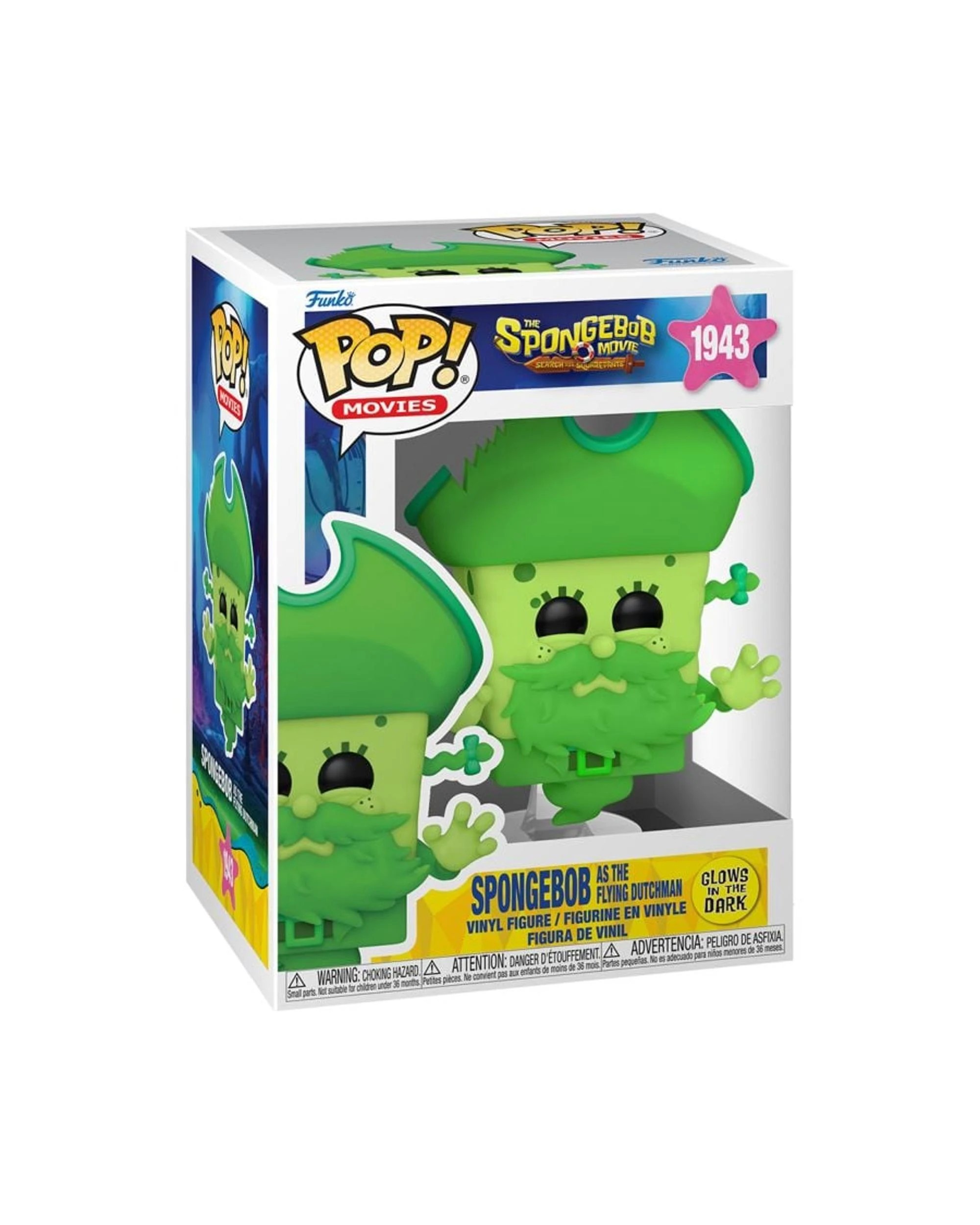 4 The SpongeBob Movie: Search for SquarePants Spongebob as The Flying Dutchman - Glow -  Funko POP! Vinyl, 4 of 4