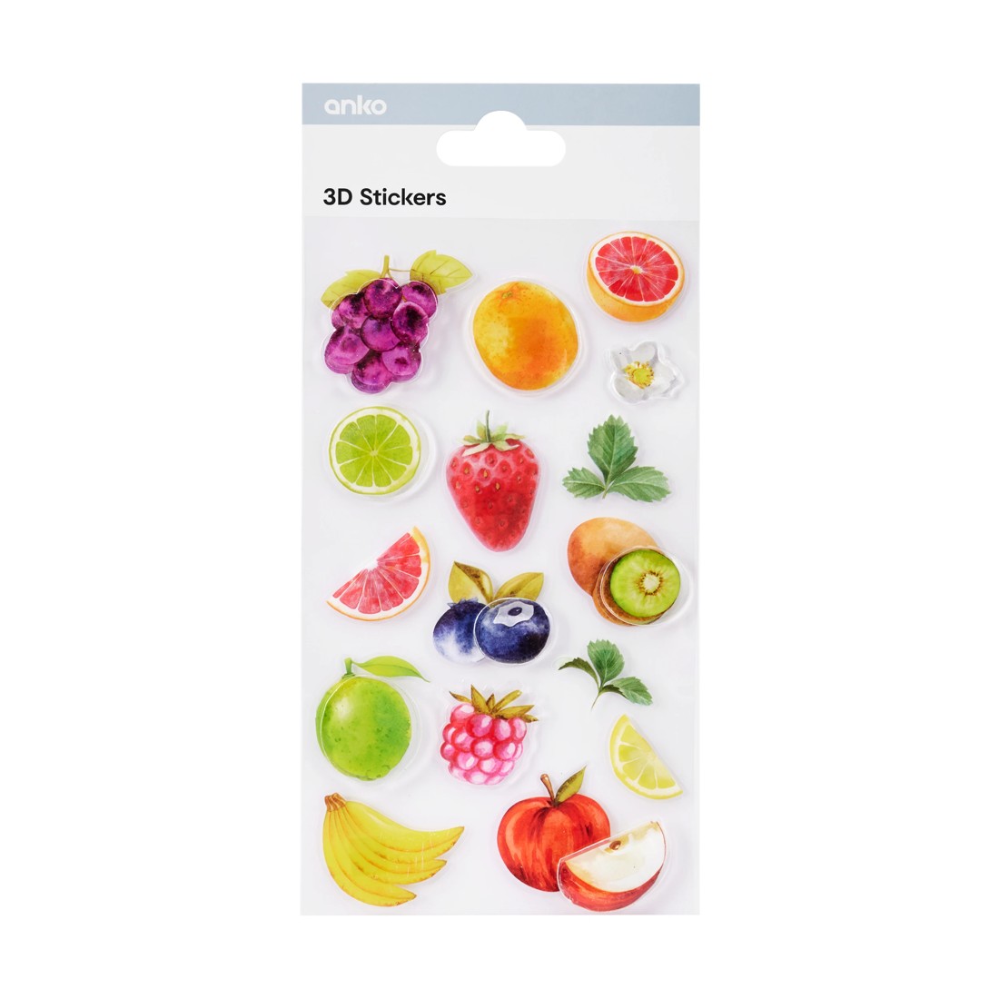 1 3D Stickers - Fruit, 1 of 3