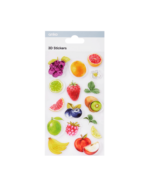 3D Stickers - Fruit