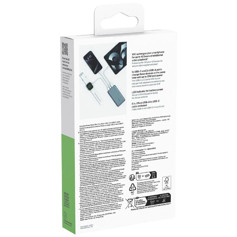 7 Belkin Boost 10K Power Bank Space Grey, 7 of 7