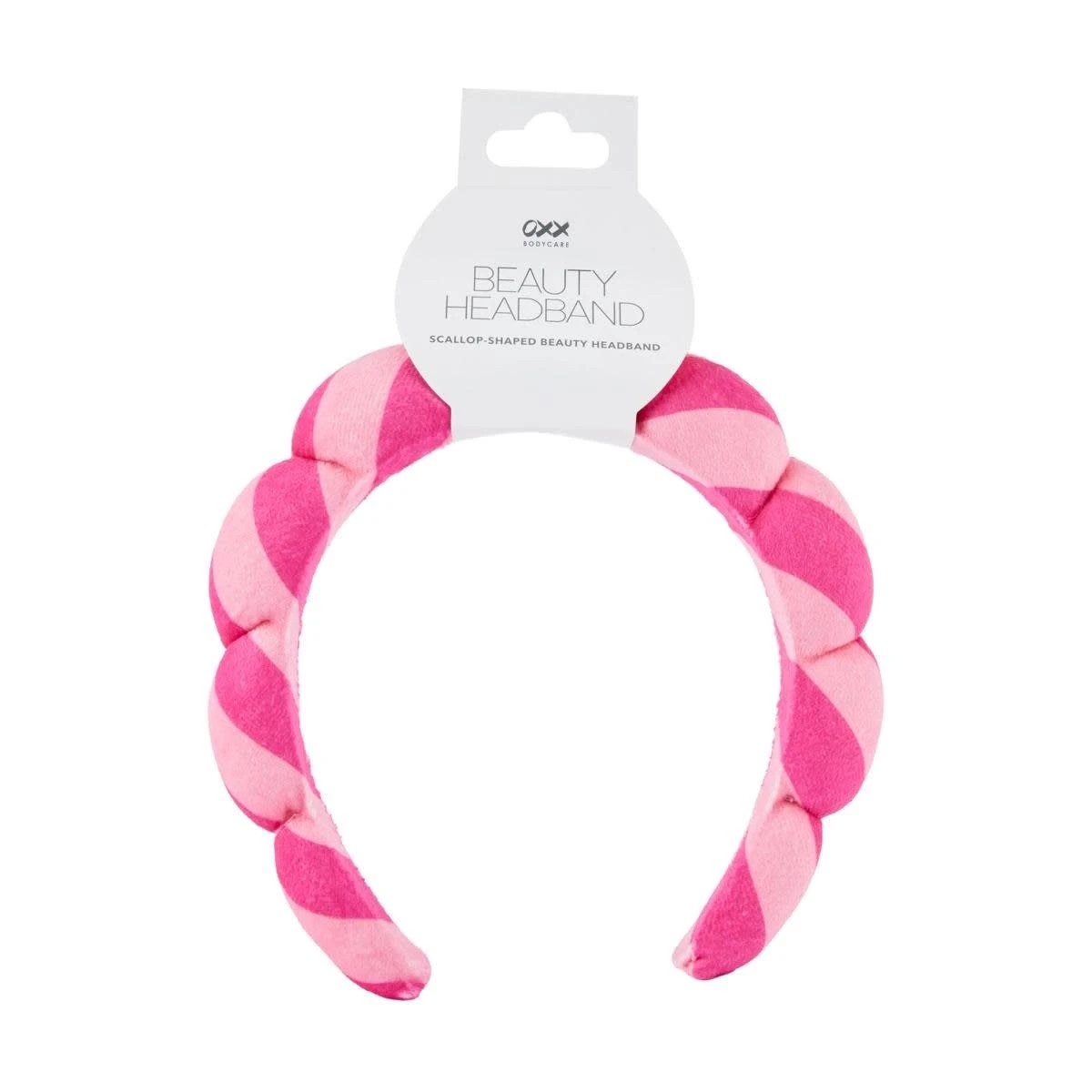 4 OXX Bodycare Scallop Shaped Beauty Headband - Pink, 4 of 4