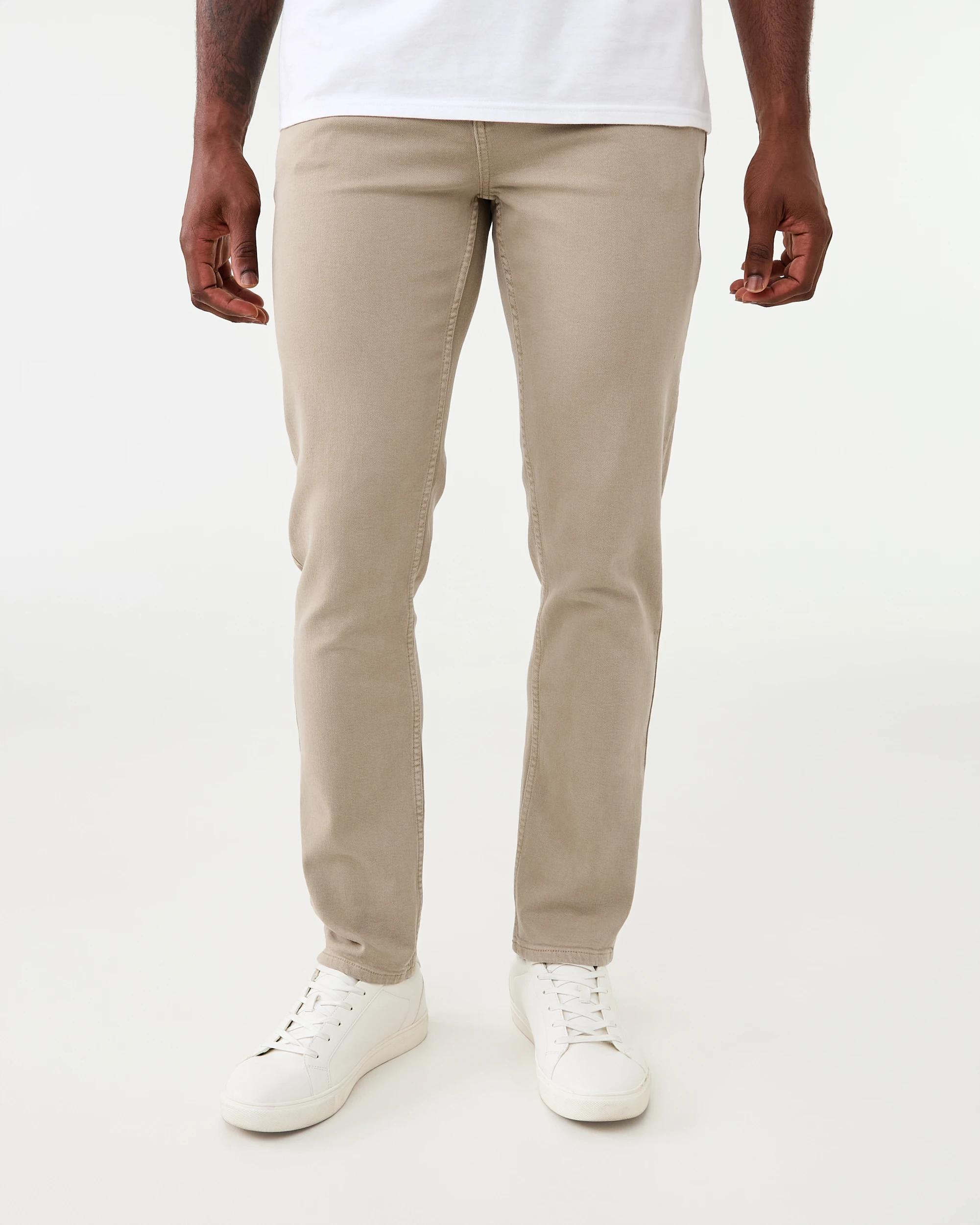 1 Slim Fit Stretch Jeans Brn Bark, 1 of 6