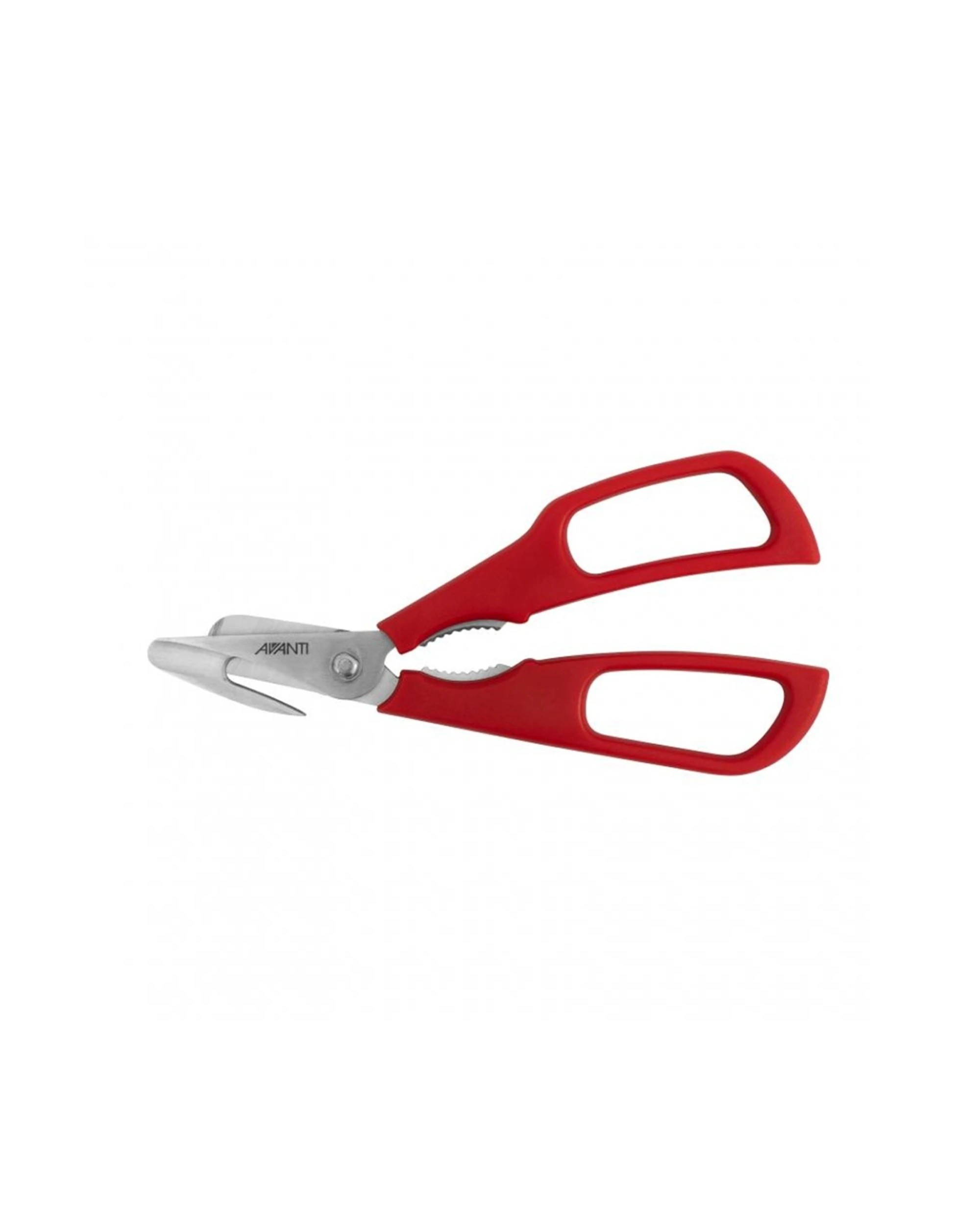 1 Avanti Durable Seafood Shears Stainless Steel With Ergonomic Handles - Red, 1 of 4