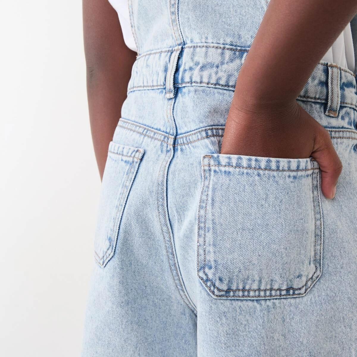 6 Denim Dungarees LIGHT WASH, 6 of 8
