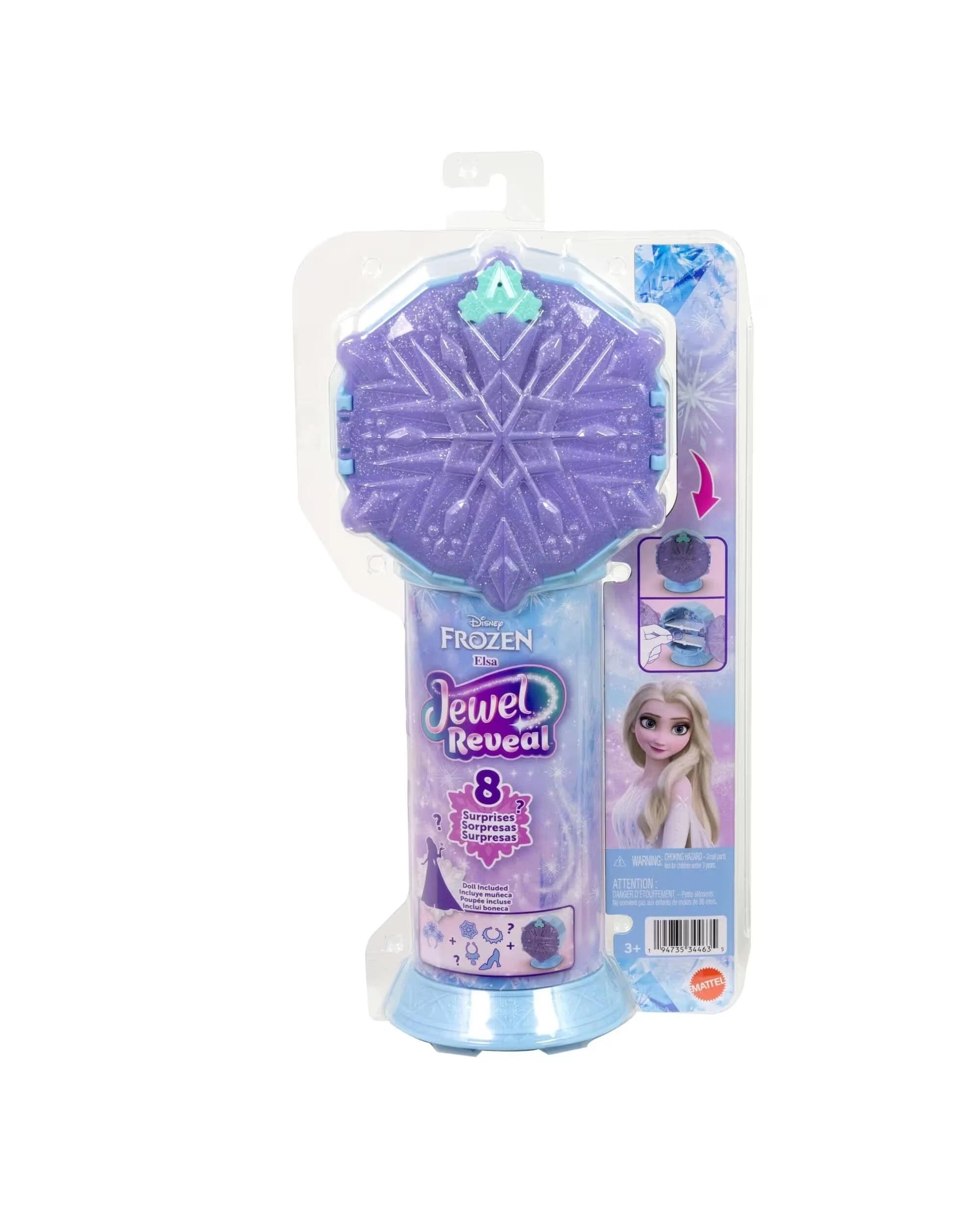 2 Disney Frozen Jewel Reveal Elsa Fashion Doll, 2 of 5