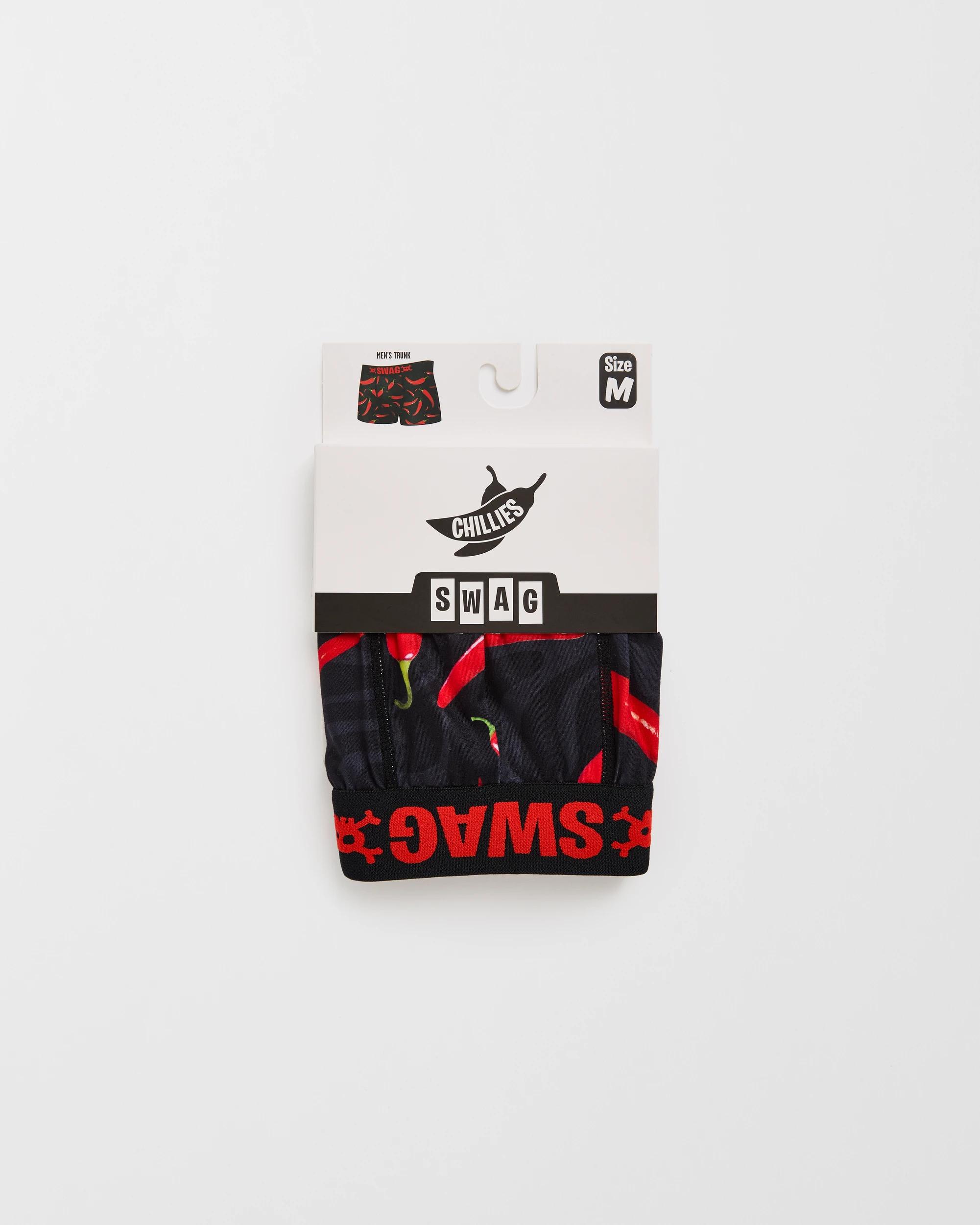 4 Swag  Trunks - Chilli BLACK, 4 of 4