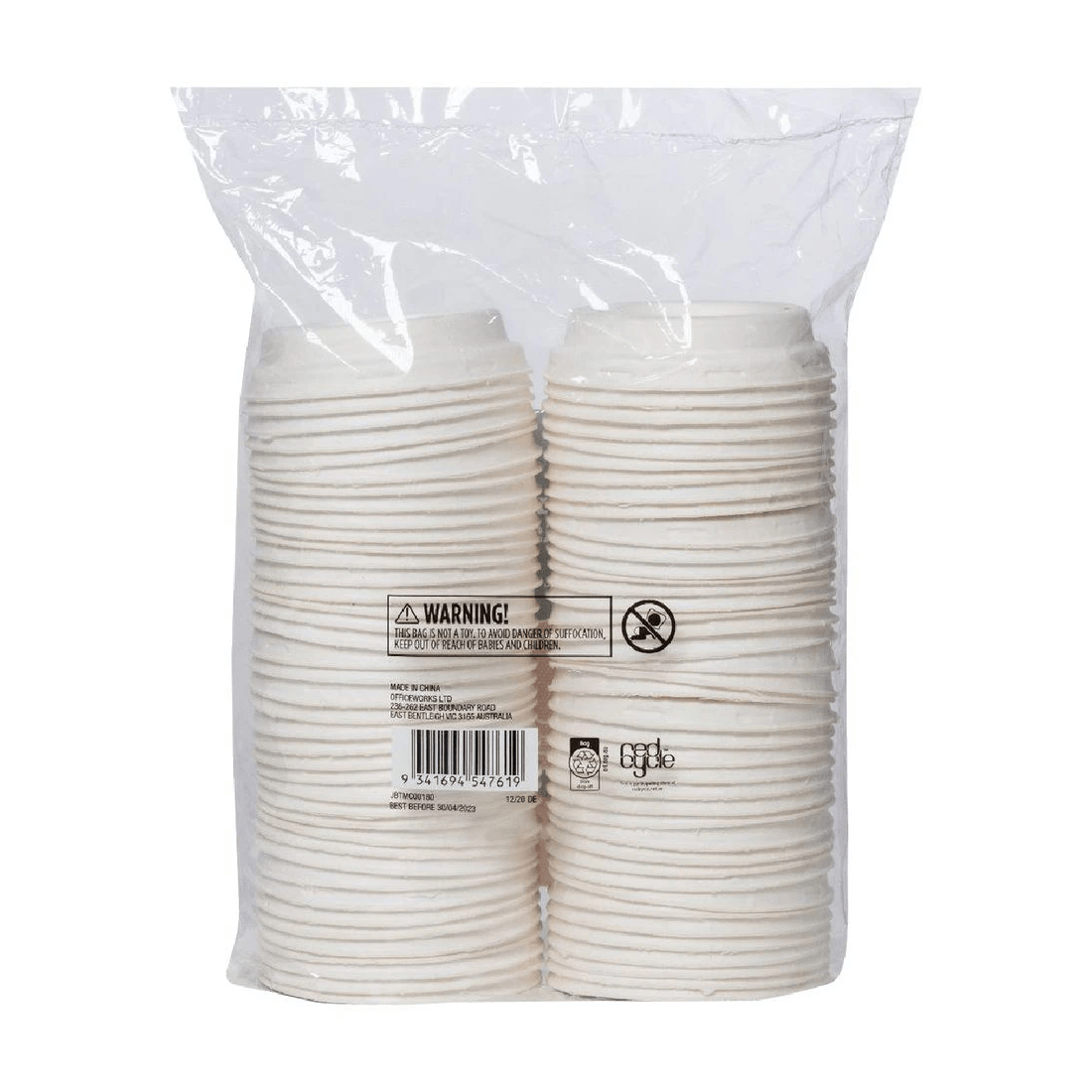 2 J.Burrows Sugarcane Lids 80mm 960 Pack, 2 of 4