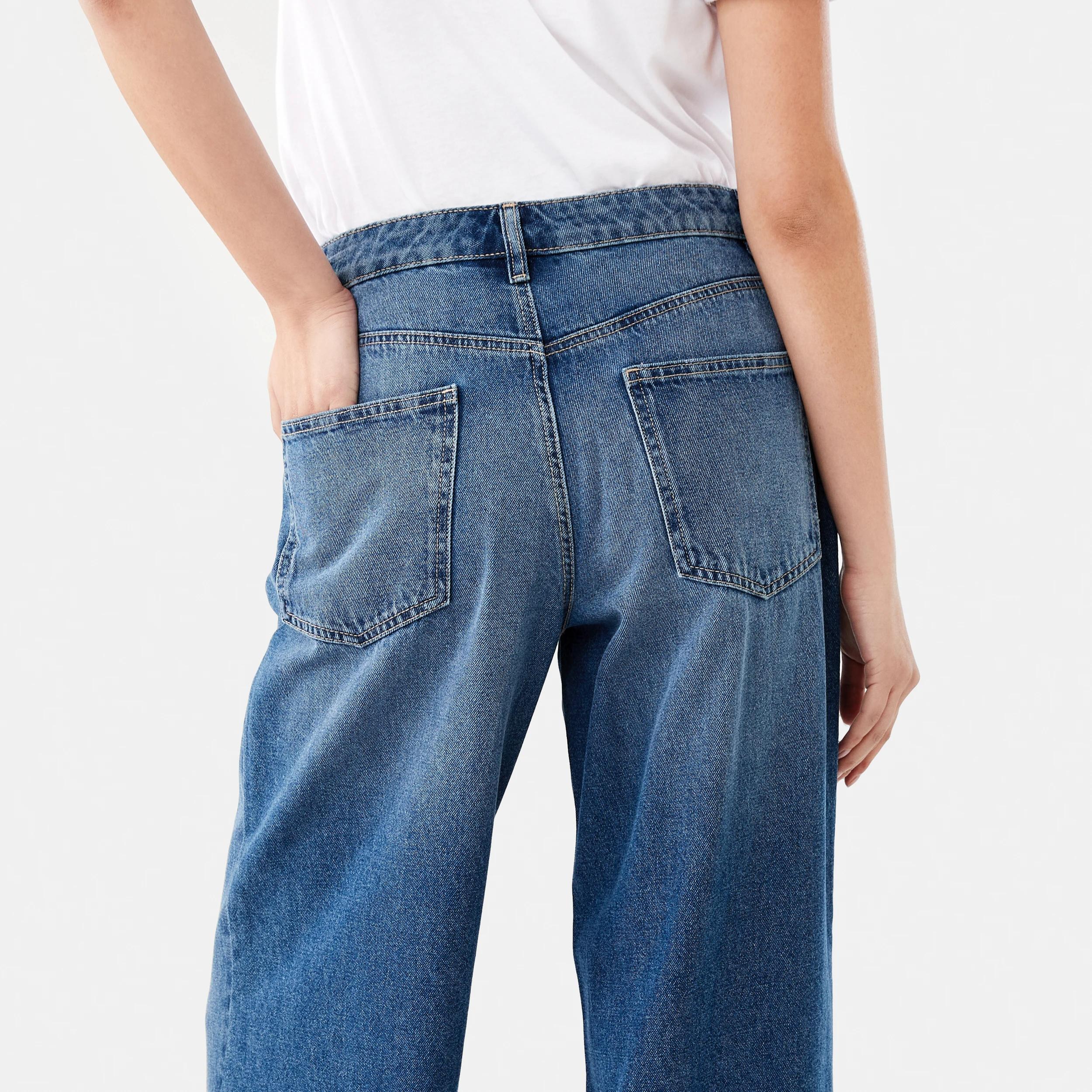 8 Wide Leg Jeans MID WASH, 8 of 9