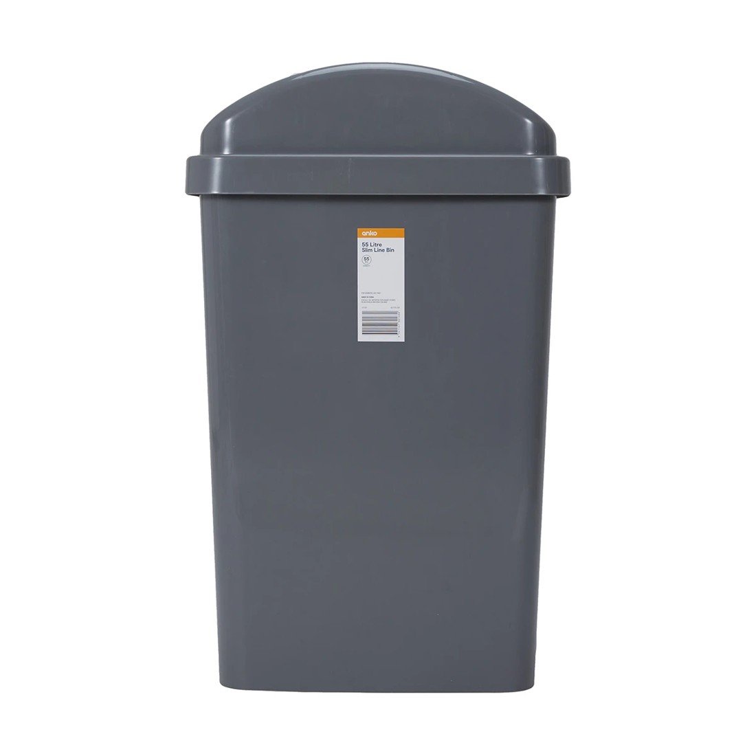 6 55L Slim Line Bin - Grey, 6 of 6