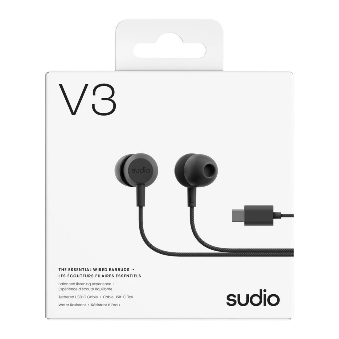 4 Sudio V3 USB-C Earbuds Black, 4 of 4