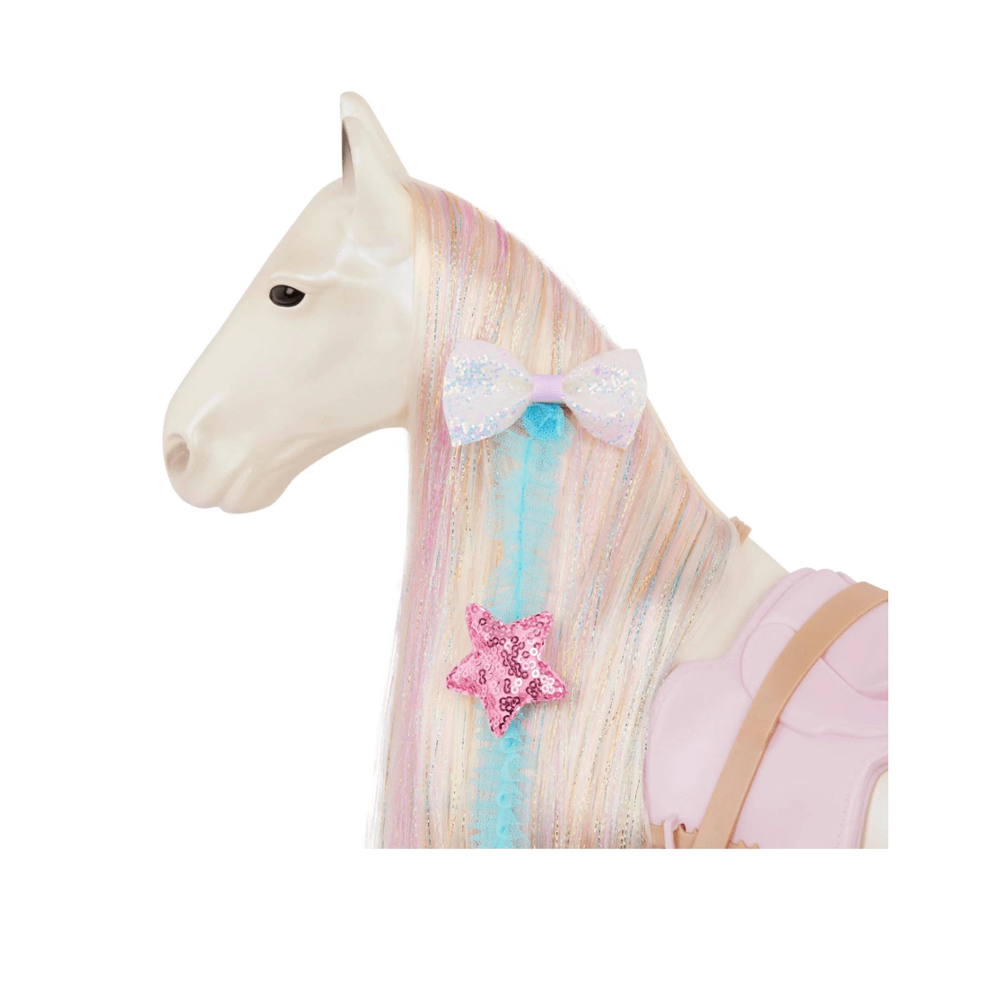 5 Our Generation Enchanting Horse 20-inch Toy Horse with Ultra-Long Rainbow Hair - Multi, 5 of 9