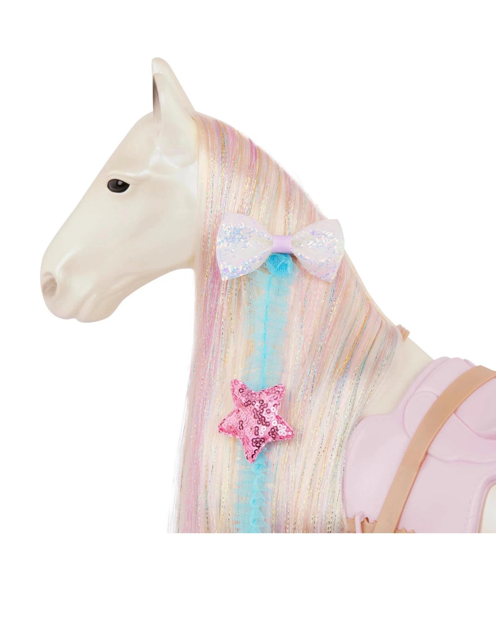 5 Our Generation Enchanting Horse 20-inch Toy Horse with Ultra-Long Rainbow Hair - Multi, 5 of 9