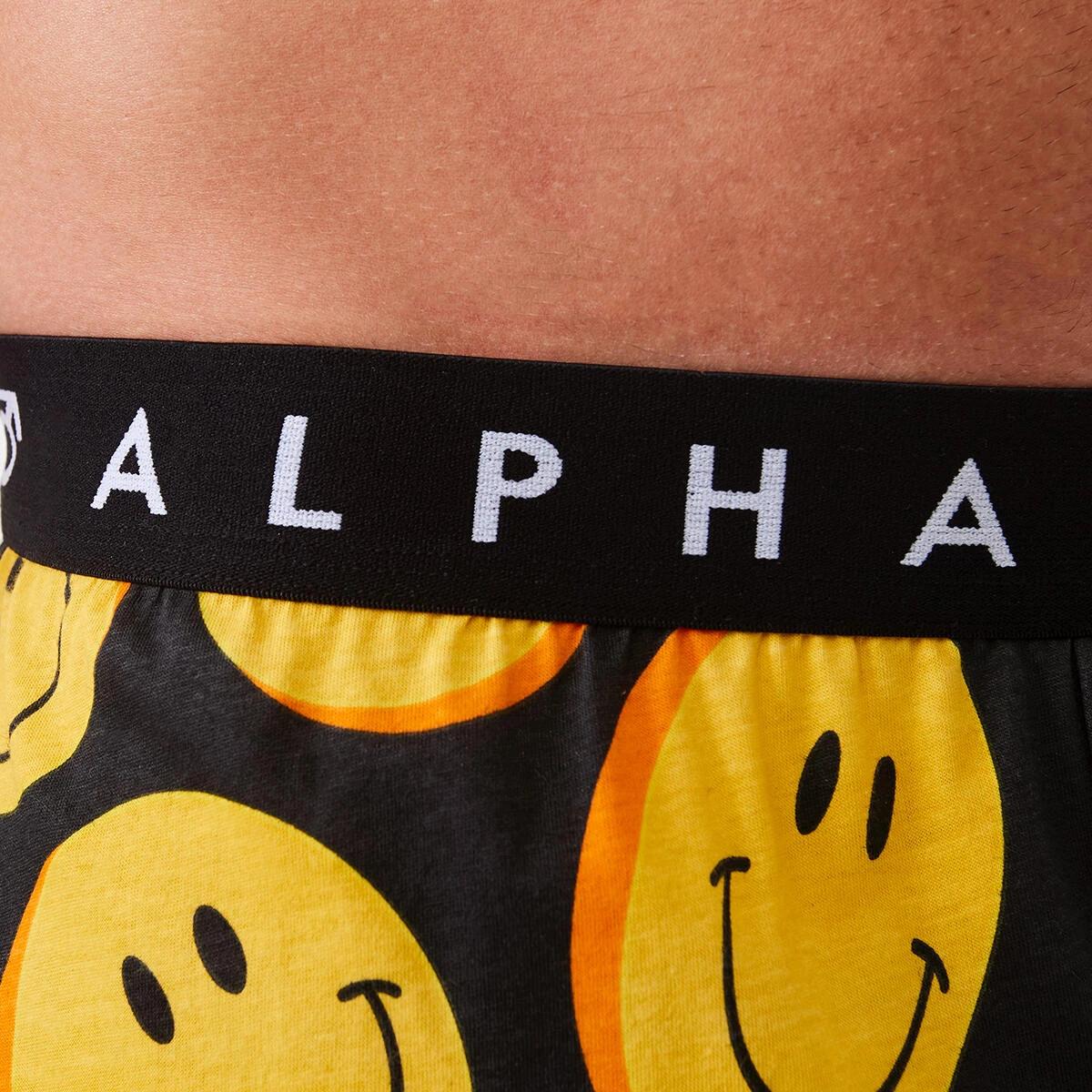 4 Printed Jersey Boxers Smileyface, 4 of 5