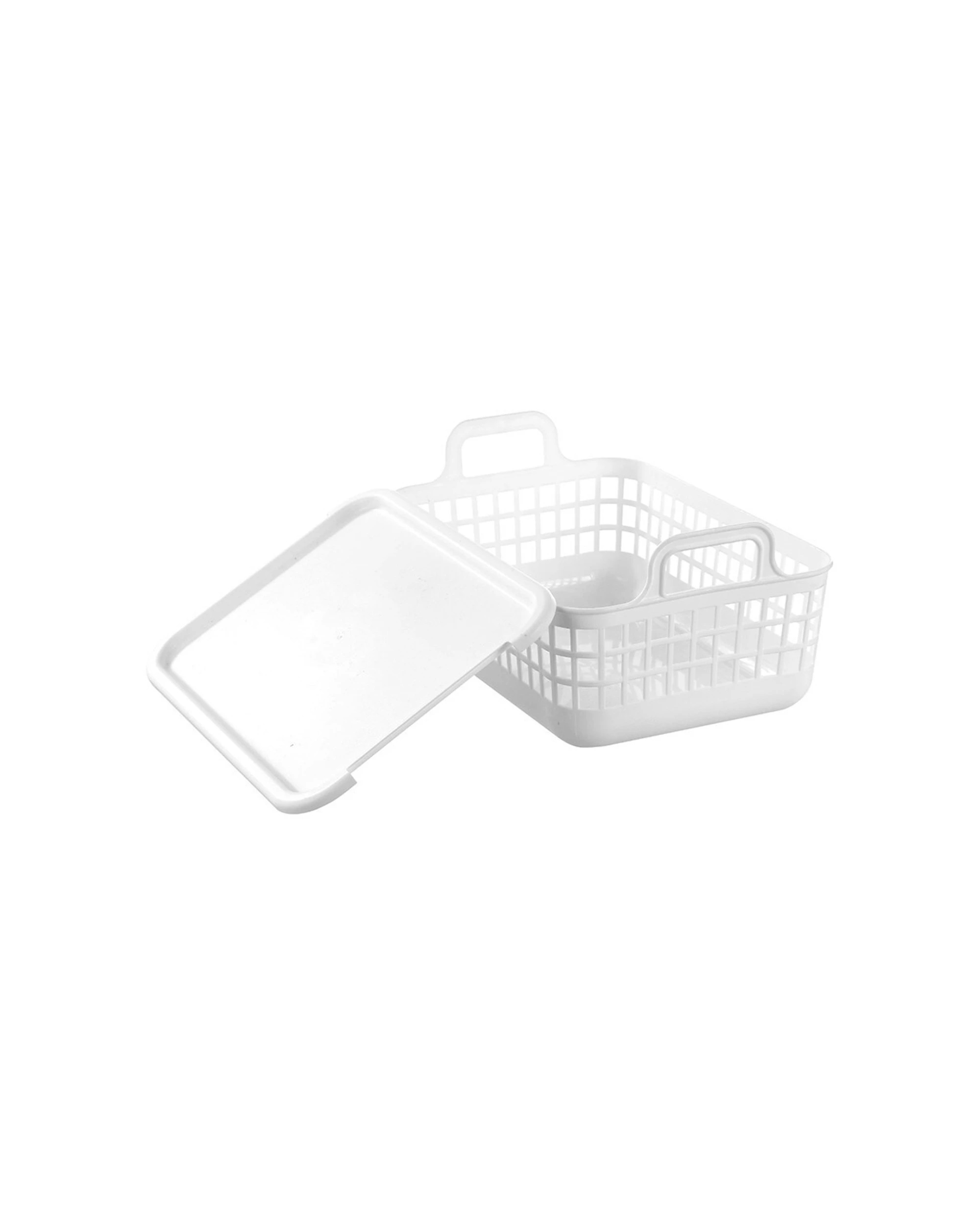 2 Boxsweden 2PK Storage Tote With Lid Small Stackable Durable - Multi, 2 of 5