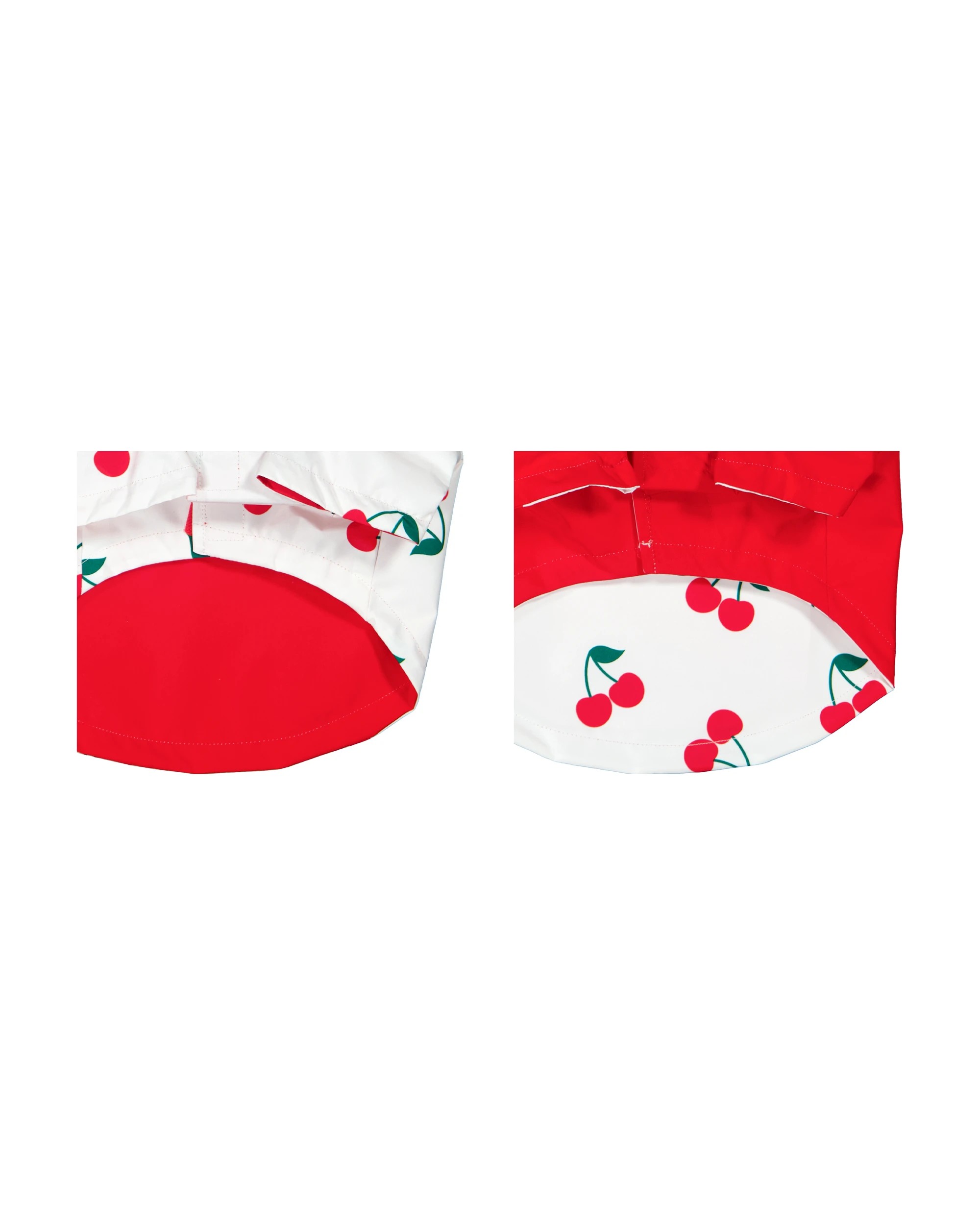 8 Pet Reversible Cherry Raincoat - Small, 8 of 10