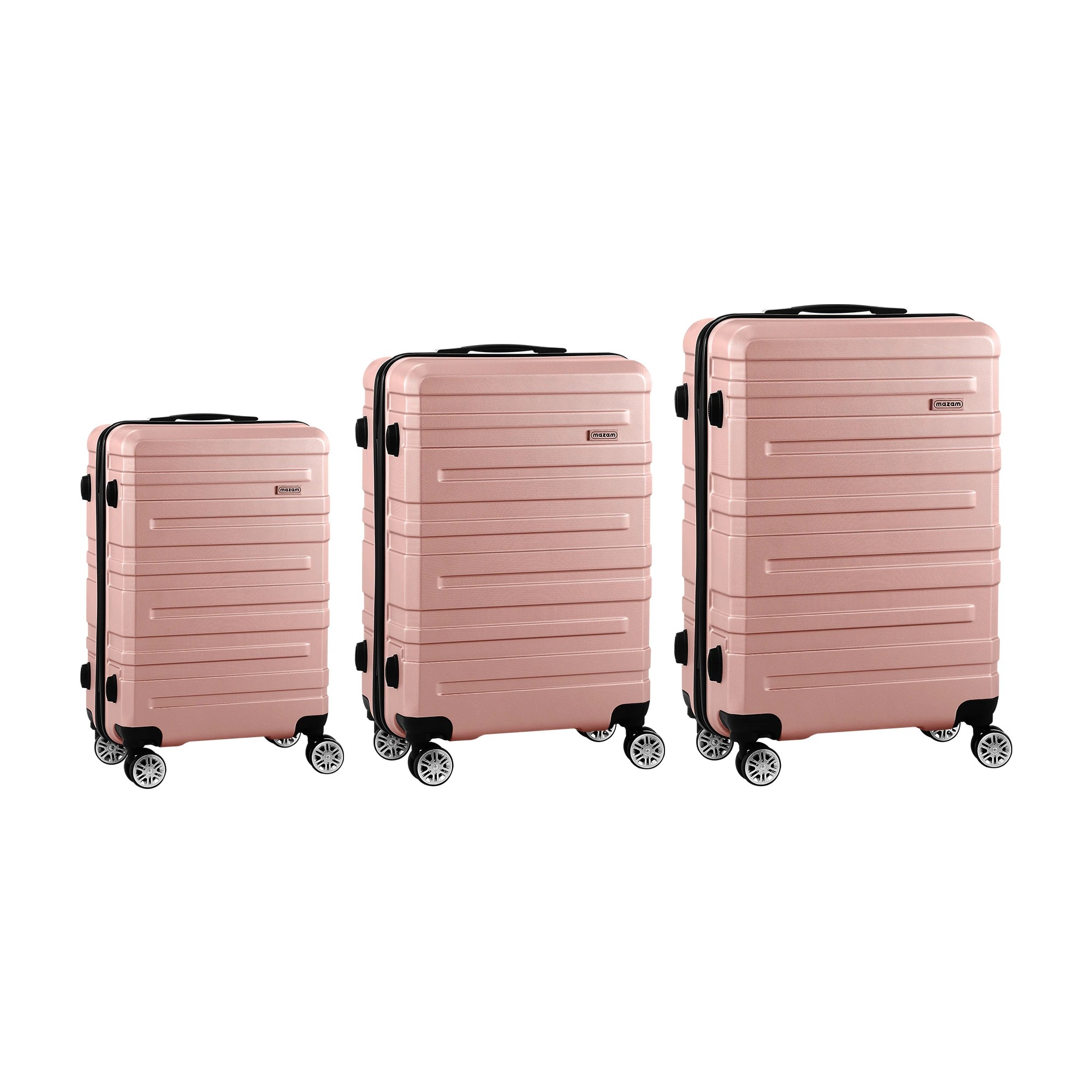 5 Mazam 3PCS Luggage Suitcase Trolley Set Travel TSA Lock ABS Hard Case - Pink, 5 of 10