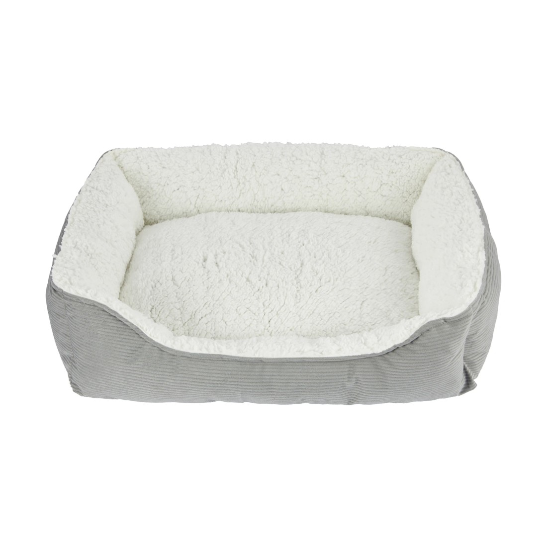 2 Pet Bed Lounge Corduroy - Medium, Grey, 2 of 8