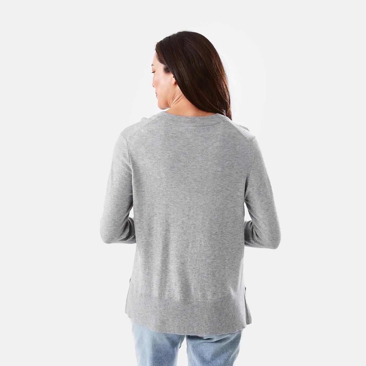 3 Crew Neck Jumper Grey Mrl, 3 of 5