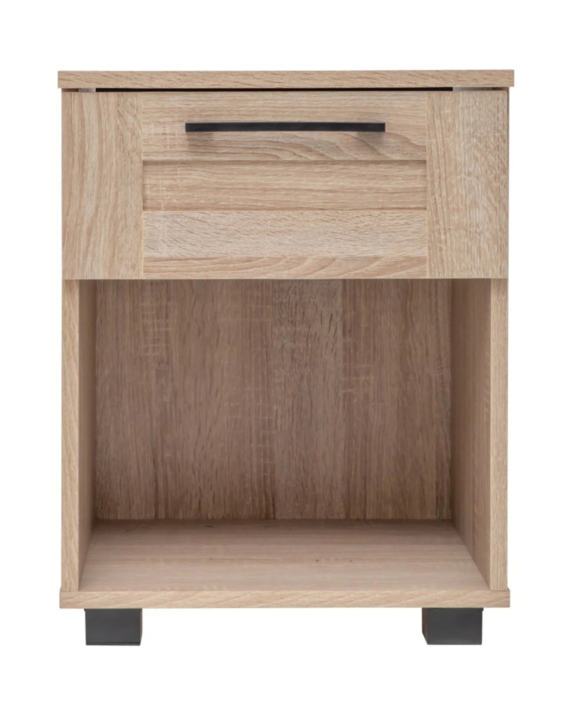 3 Alpine Bay Montreal Bedside Table 1 Drawer - Natural, 3 of 8