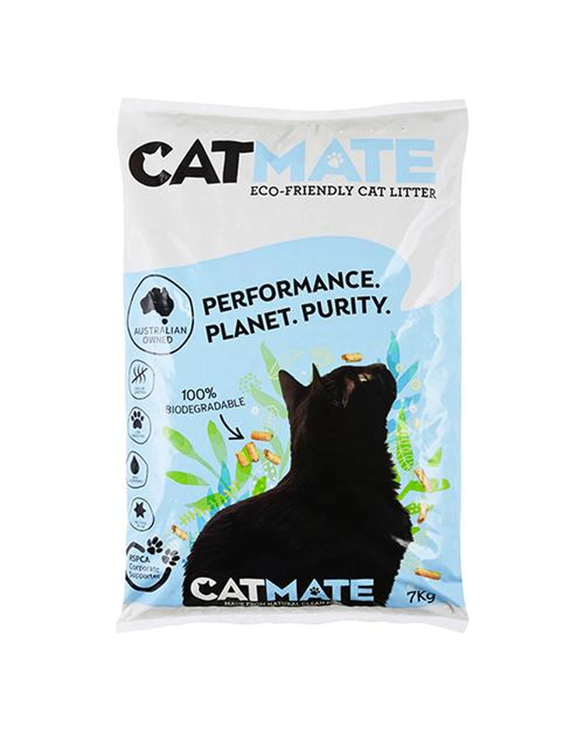 1 Catmate Wood Pellet Eco Friendly Kitten Cat Pet Litter 7kg, 1 of 2