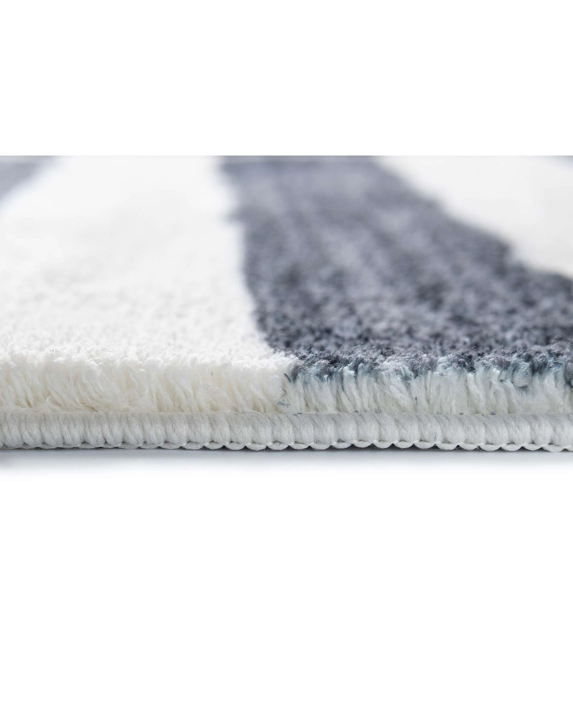 5 Loopsie Emmen Geometric Lines Washable Rug-330cm x 240cm - Black, 5 of 7