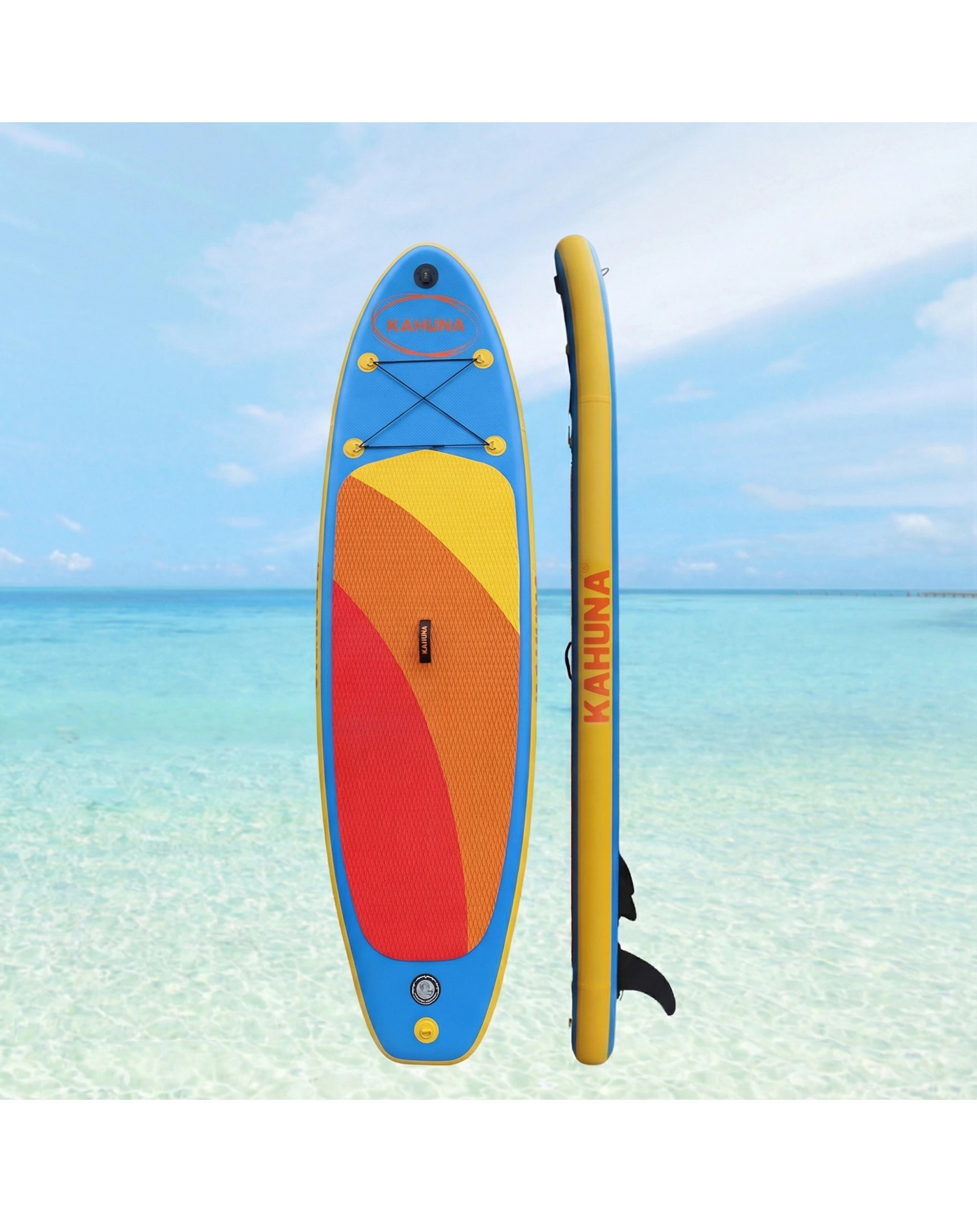 6 Kahuna Hana Inflatable Stand Up Paddle Board 10FT with iSUP Accessories - Blue, 6 of 9