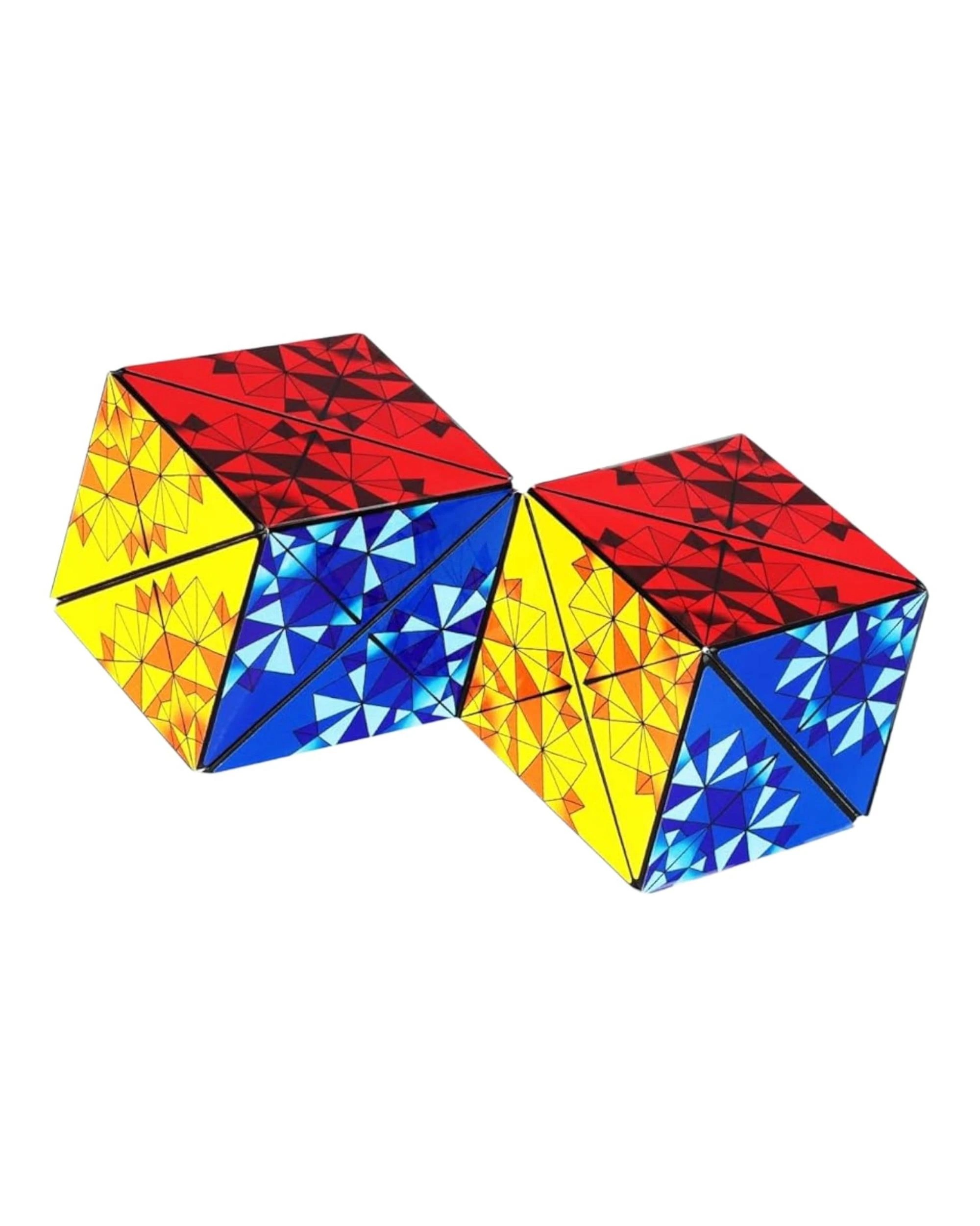 2 Shashibo Squared Shape Shifting Box Primary Magnetic Puzzle Cube, 2 of 3