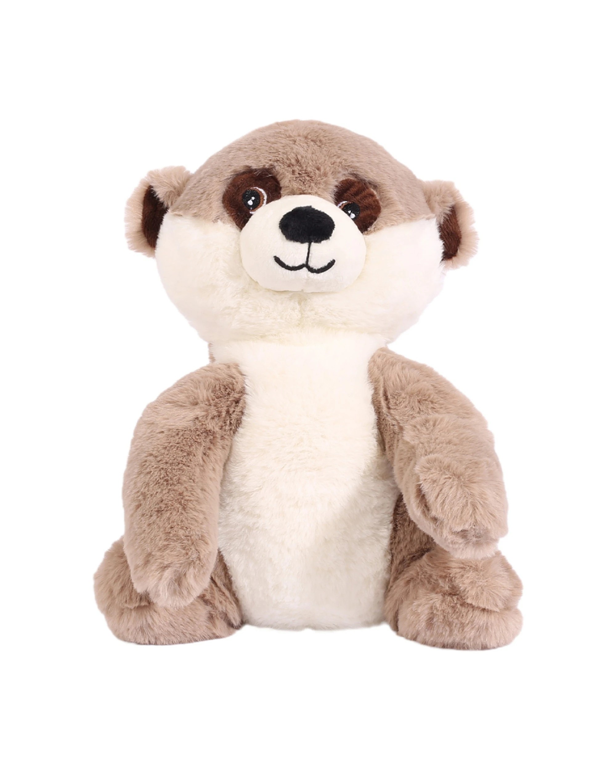2 Splosh 2pc Toasty Hugs Milo Meerkat Soft Plush Baby Toy 35cm - Brown, 2 of 6