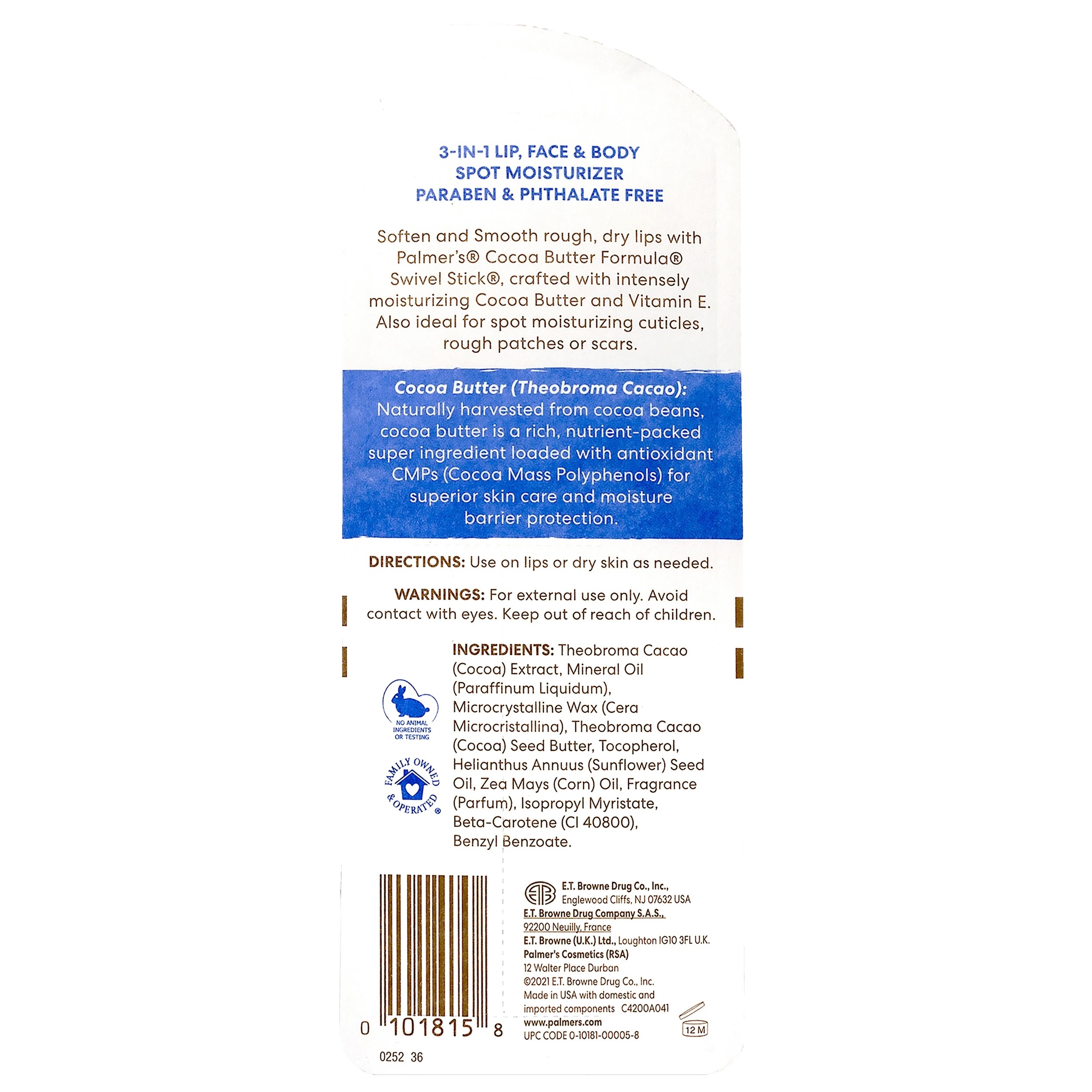 2 Palmer's Cocoa Butter Swivel Stick 14g - Vitamin E, 2 of 4