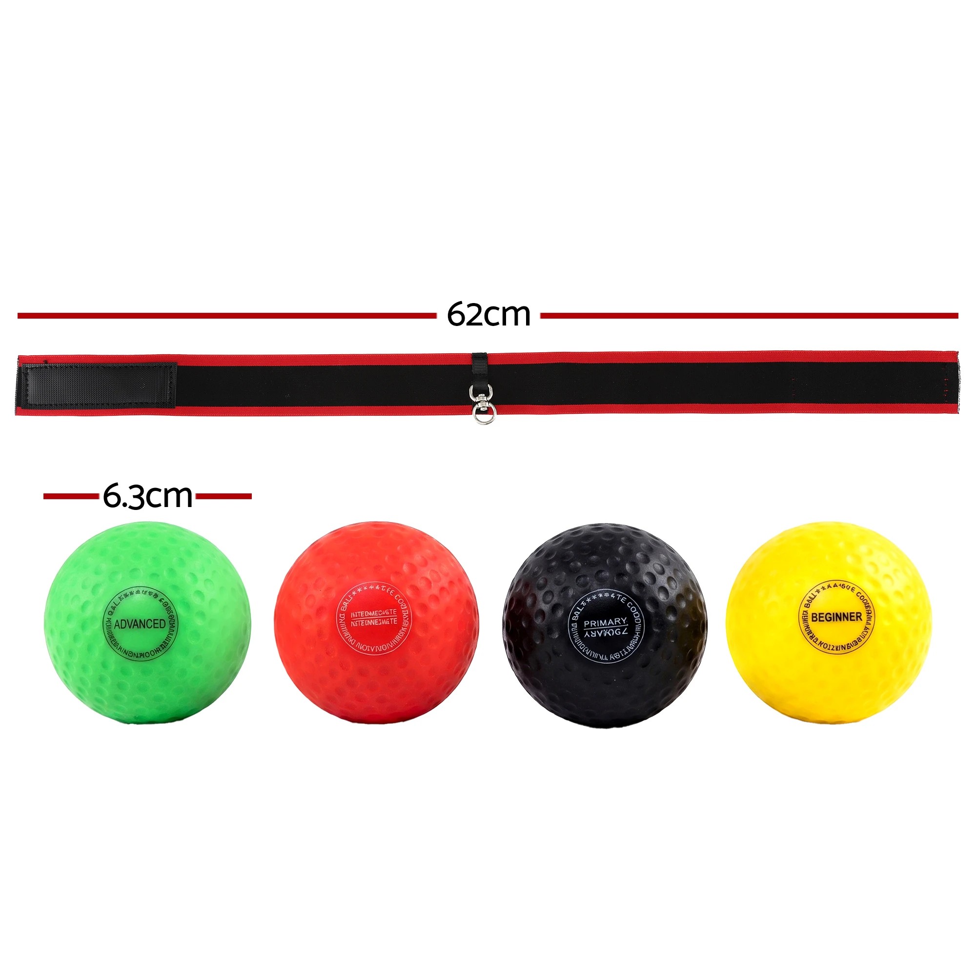 3 Everfit Boxing Reflex Ball Headband Hand Eye Coordination Stress Relief - Multi, 3 of 8