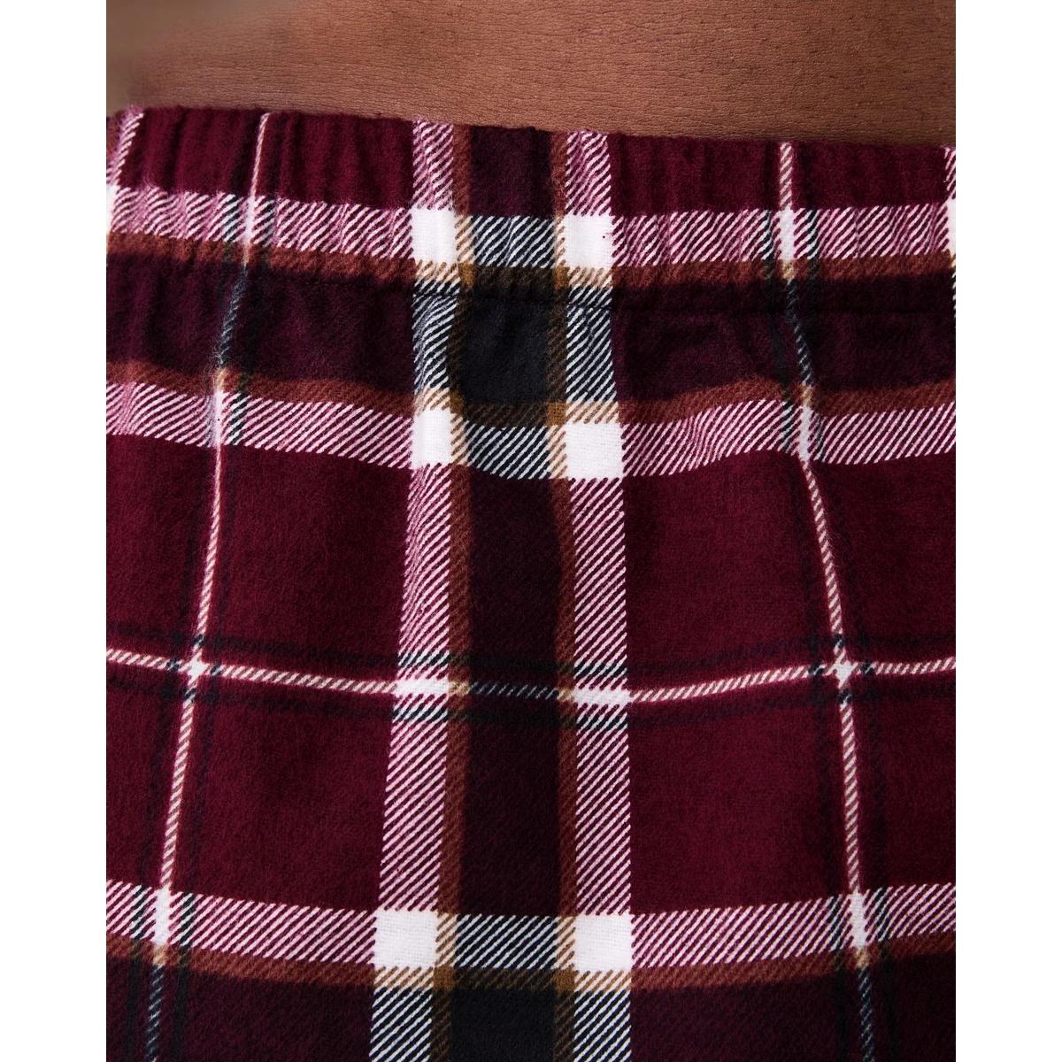 4 Flannel Sleep Pants Red Check, 4 of 5