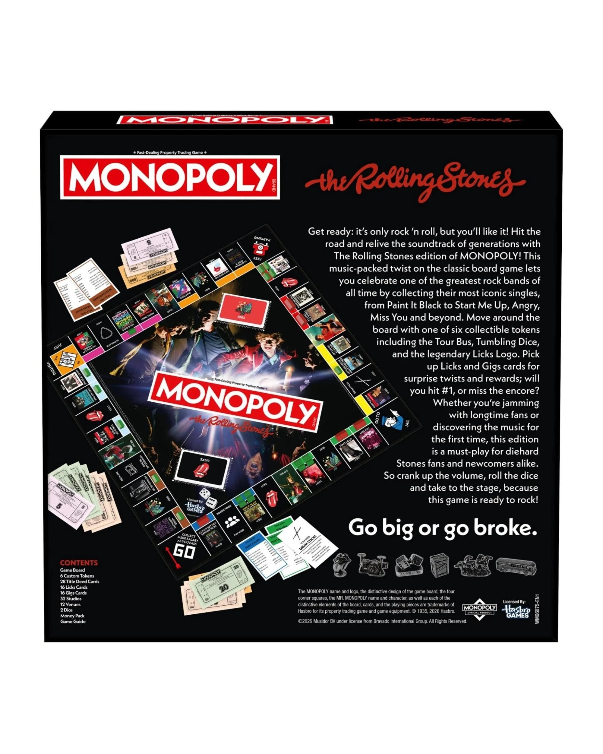 9 Monopoly The Rolling Stones Edition Board Game, 9 of 9