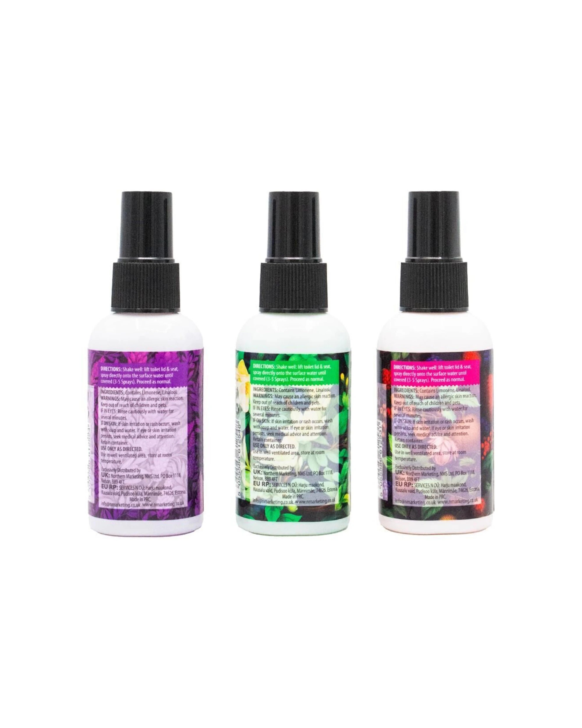 5 Lumist 6PK Toilet Bowl Spray Assorted Fragrance Odour Eliminator 60ml - Multi, 5 of 5