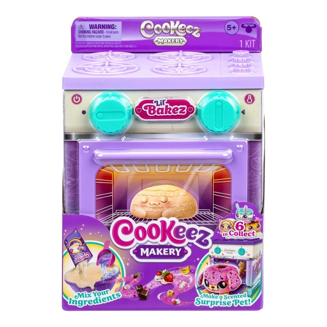 1 Cookeez Makery Lil' Bakez Mix & Make A Surprise Bake Playset - Assorted, 1 of 10
