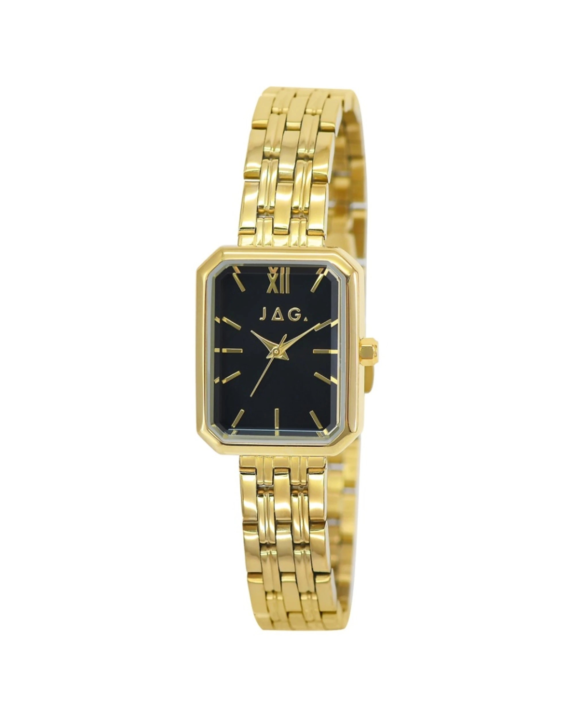 2 JAG Nattai Women's Gold Stainless Steel Black Dial Watch 20.5mm 3 ATM Water Resistant, 2 of 2