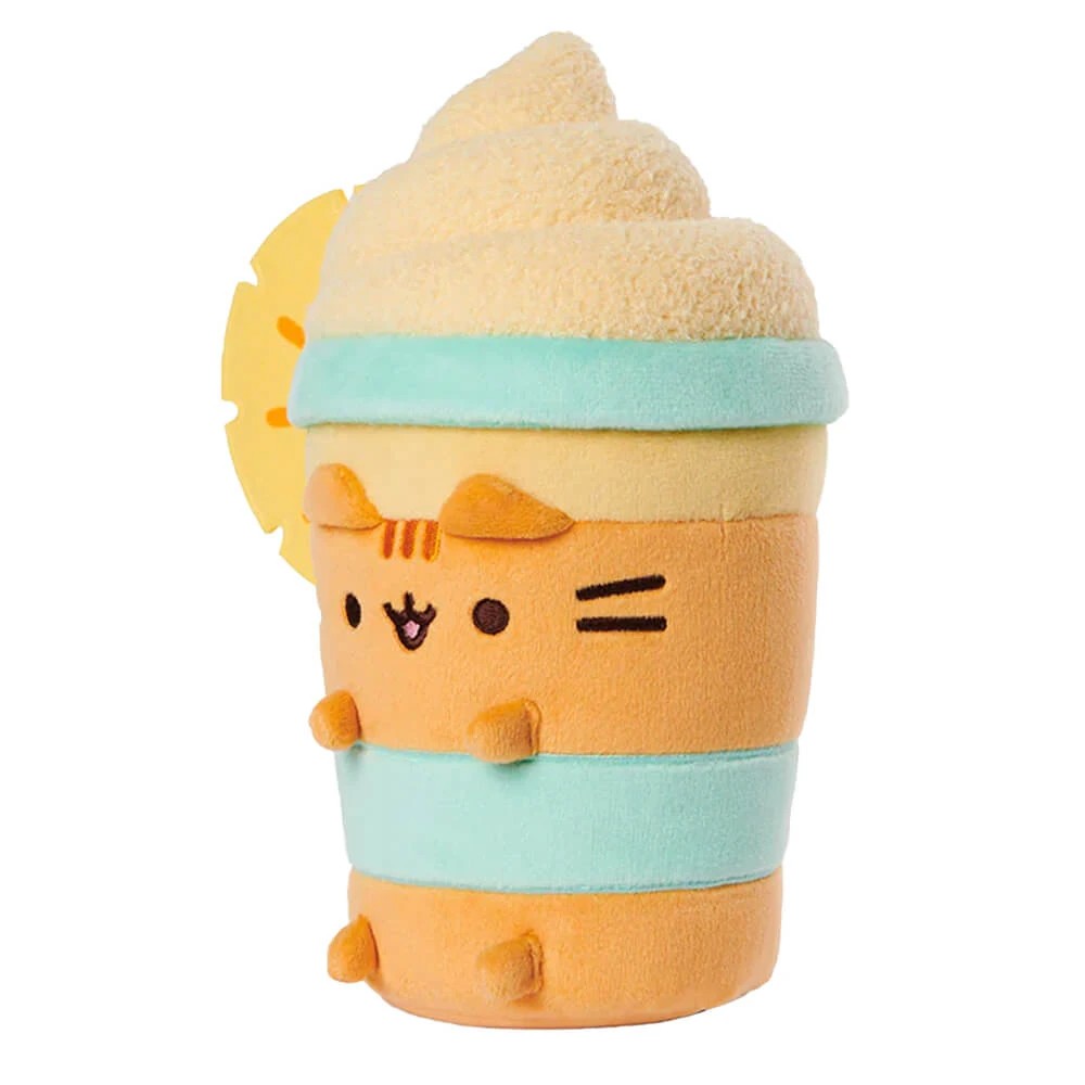 3 Pusheen - Fruits Pineapple Float, Drink Inspired Plush, Soft Toy, Orange, 24cm Height - Multi, 3 of 5
