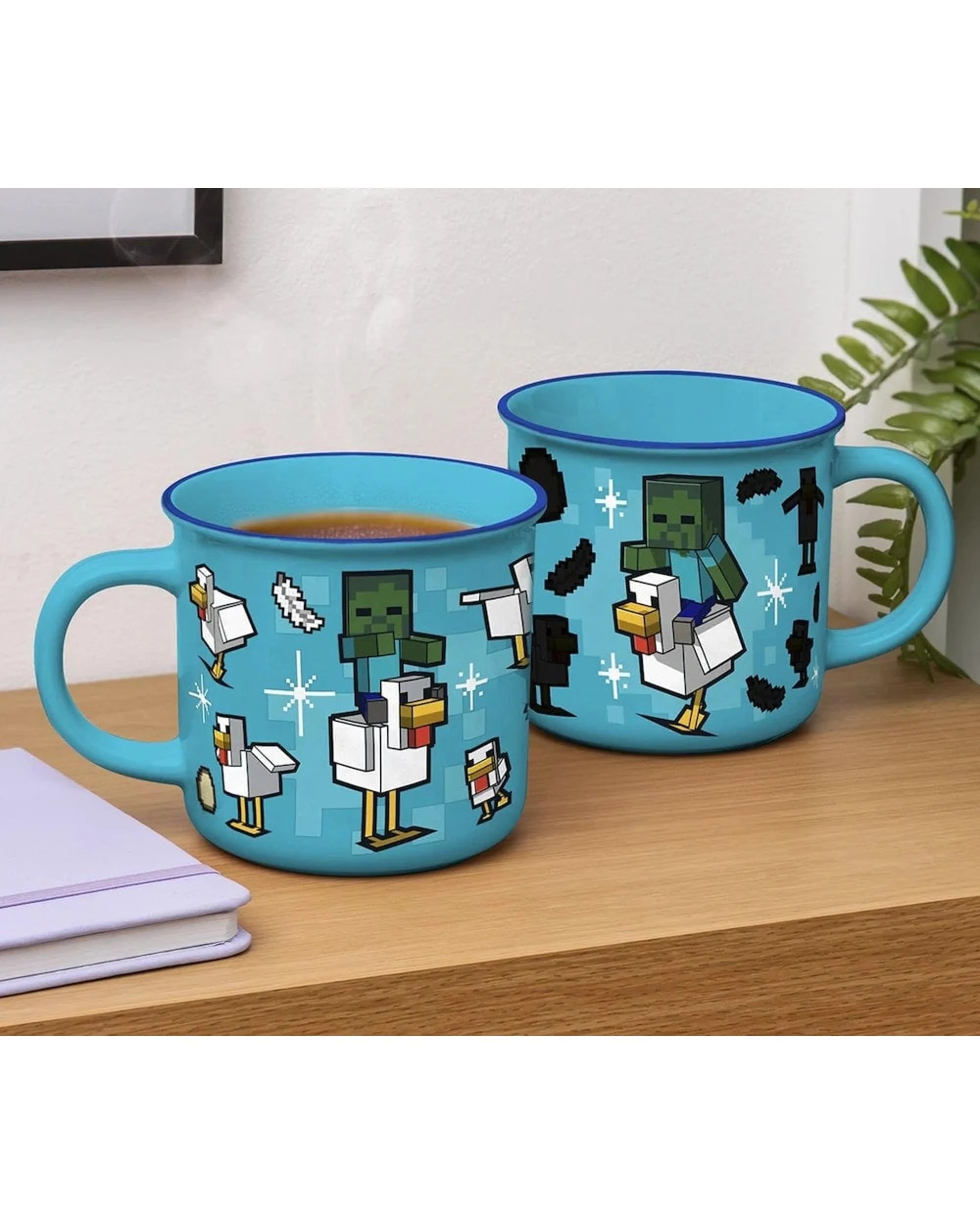 3 Paladone Minecraft Chicken Jockey Heat Change Mug, 3 of 3