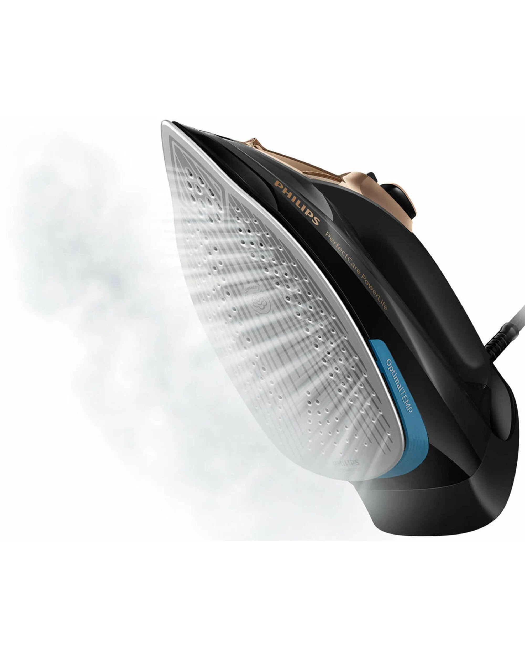 2 Philips PerfectCare PowerLife Steam Iron Black, 2 of 5