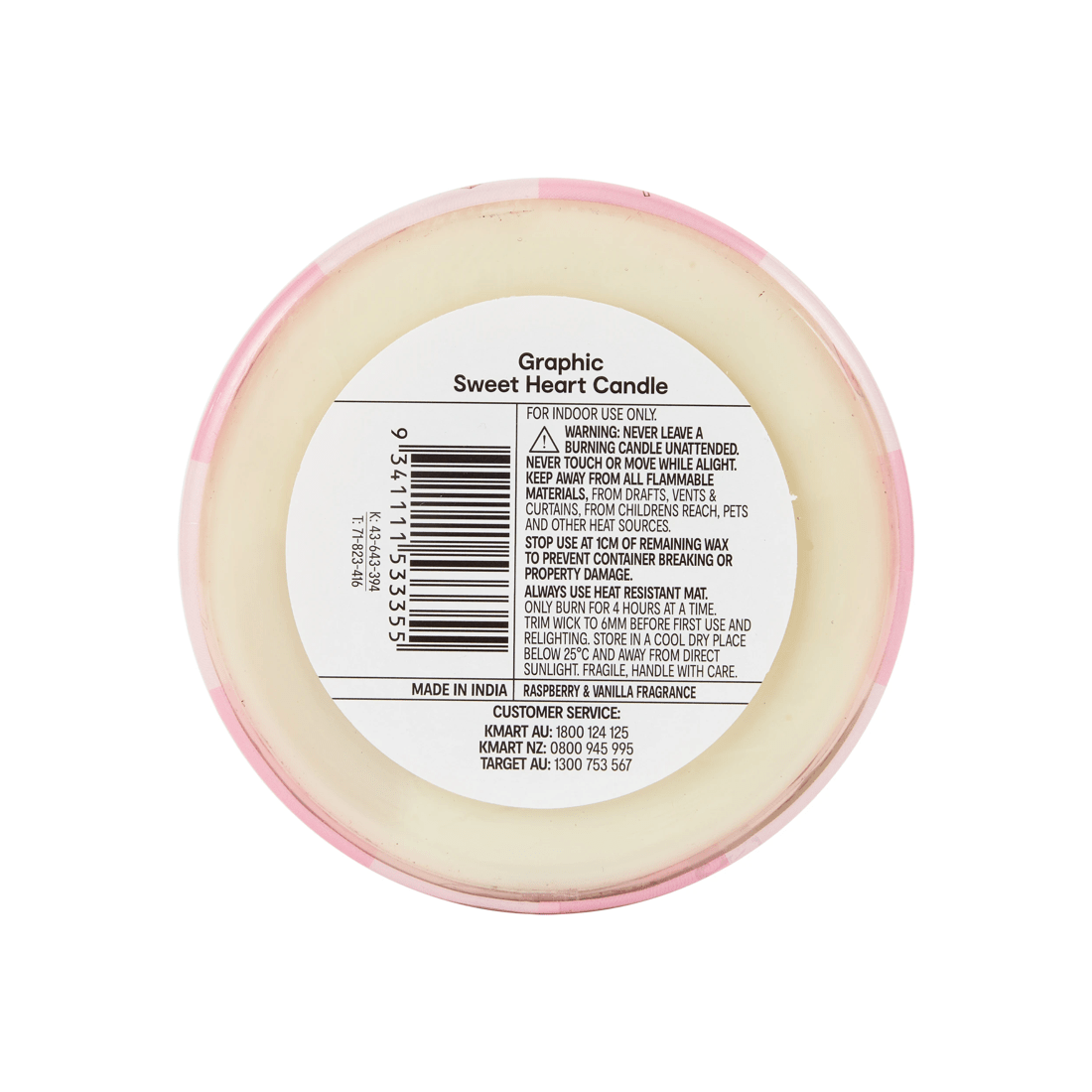5 Graphic Sweet Heart Candle, 5 of 5