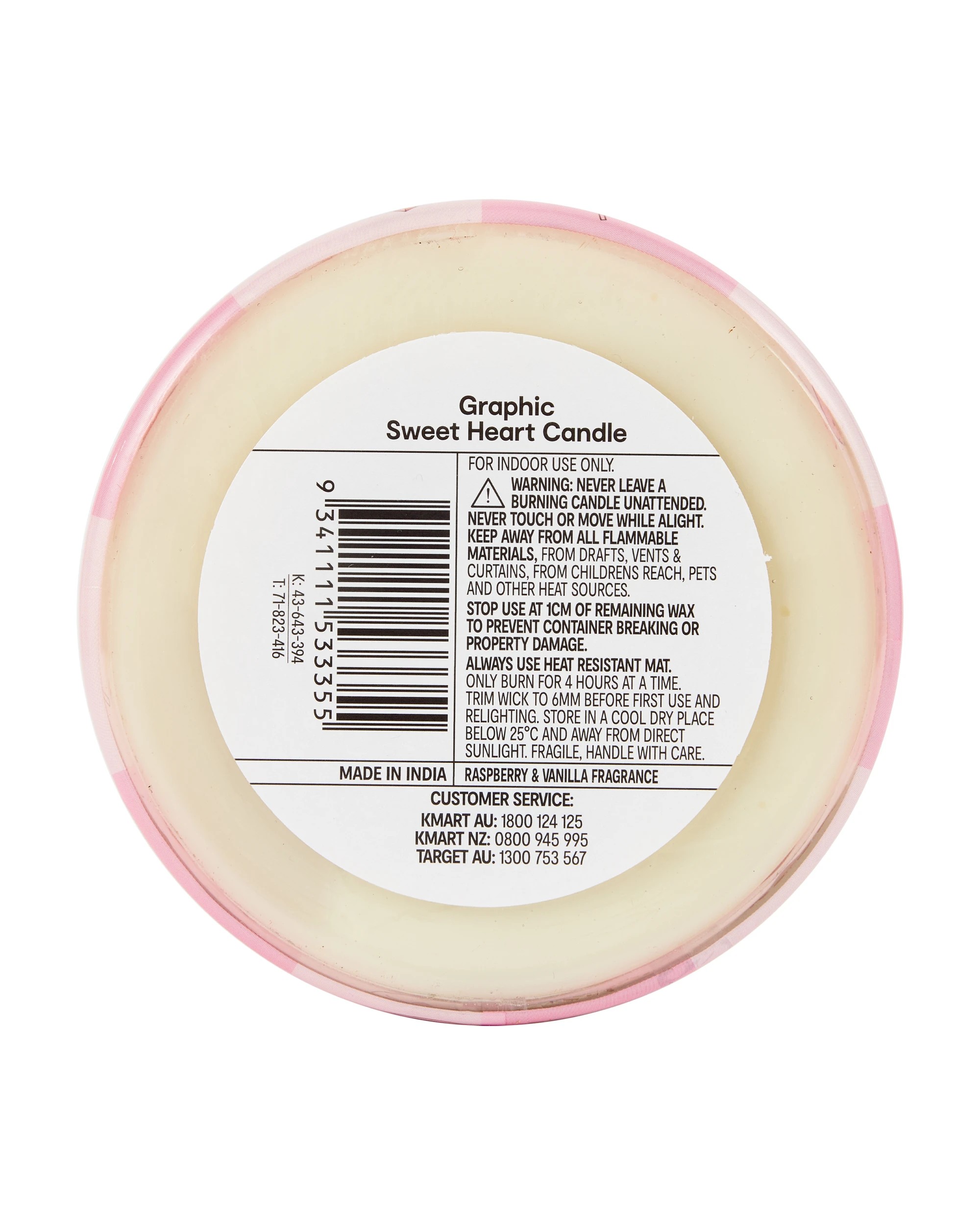 5 Graphic Sweet Heart Candle, 5 of 5