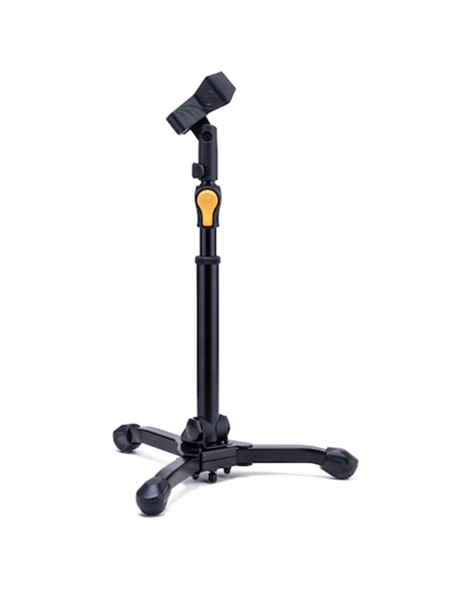 1 Hercules Stands Short Straight Tripod Adjustable Foldable Mic Stand With EZ Grip - Black, 1 of 1