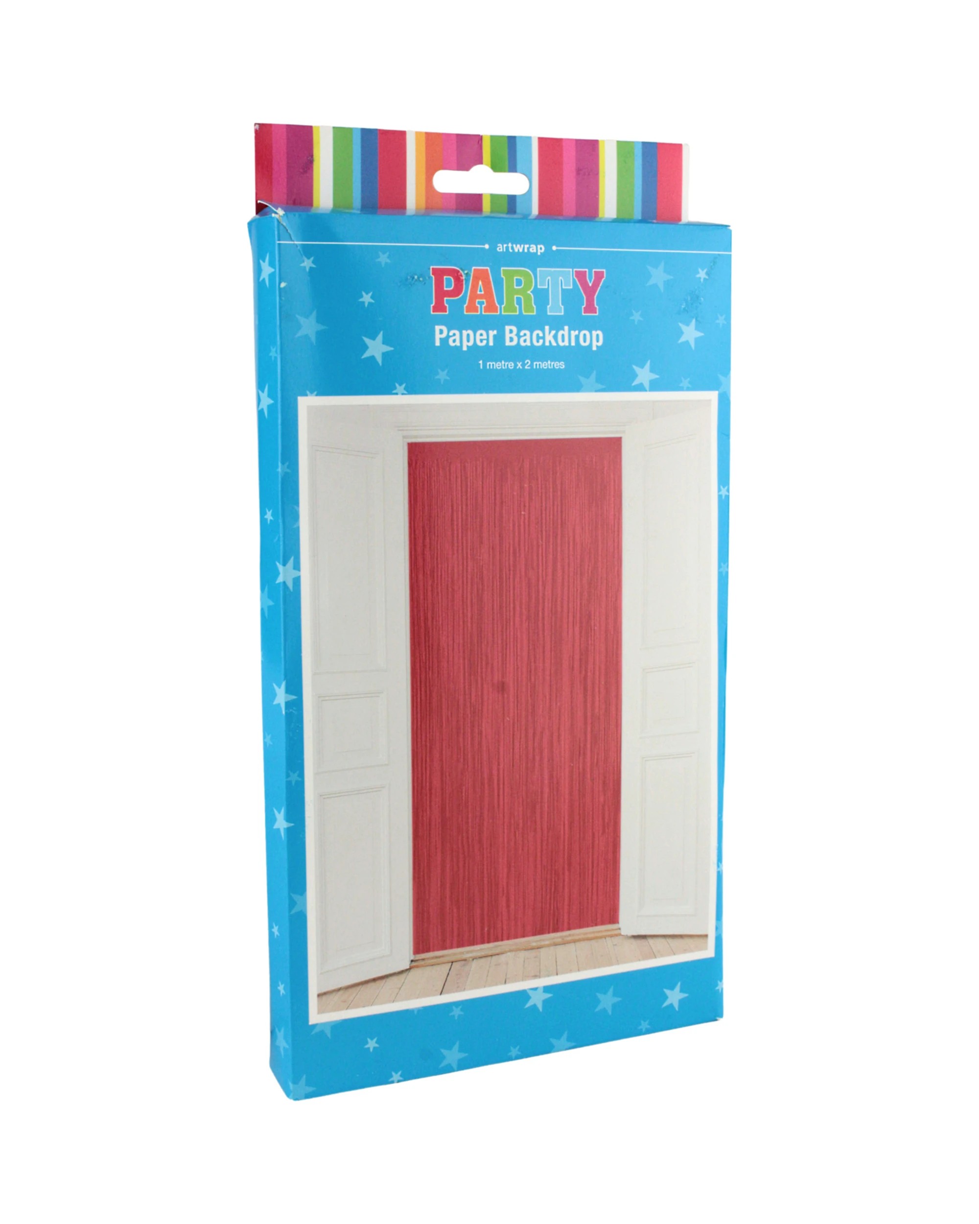 3 Artwrap Paper Backdrop Curtain 100cm x 200cm - Red, 3 of 4